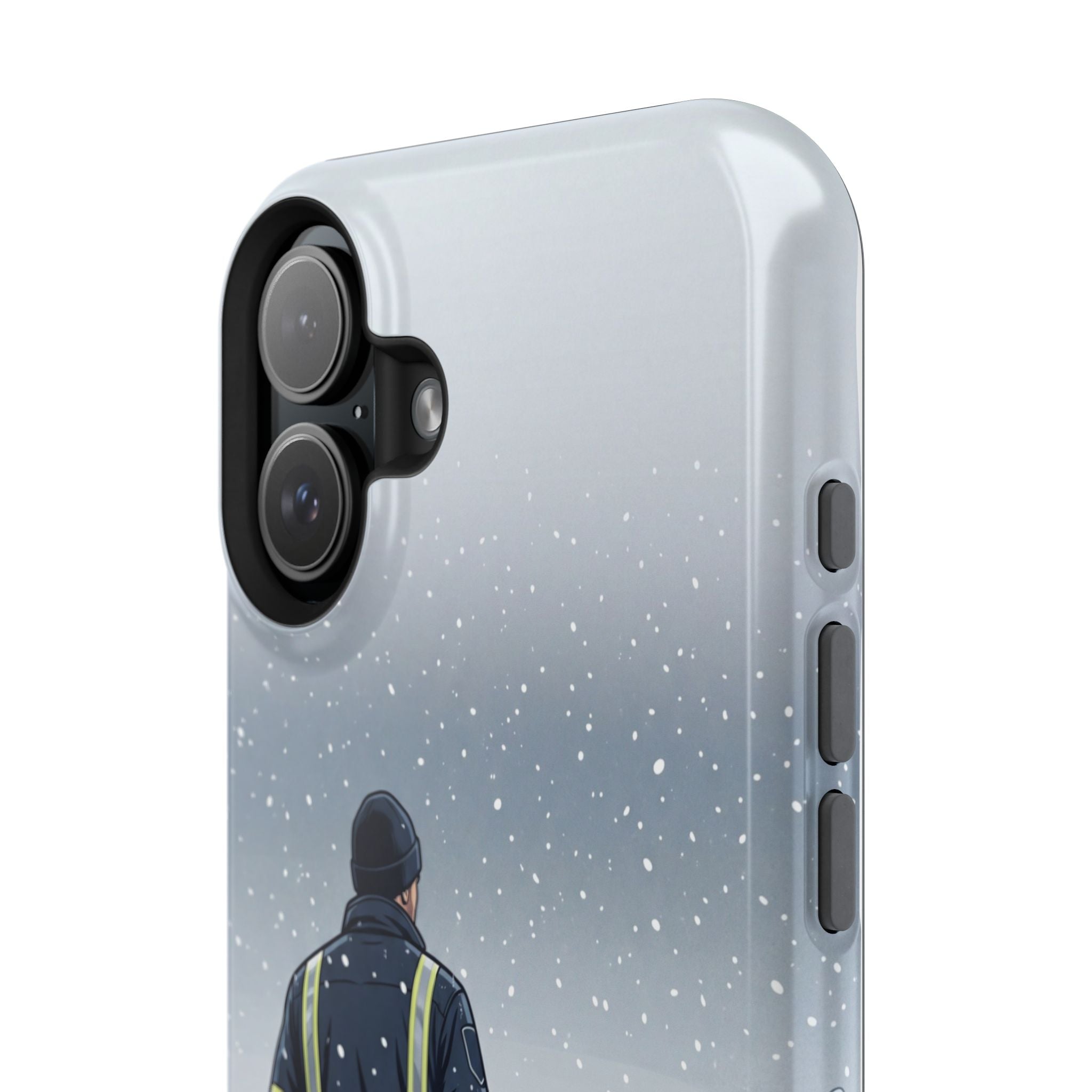 Bold Paramedic/EMT Portrait Phone Case — Magnetic Wireless Charging Cover