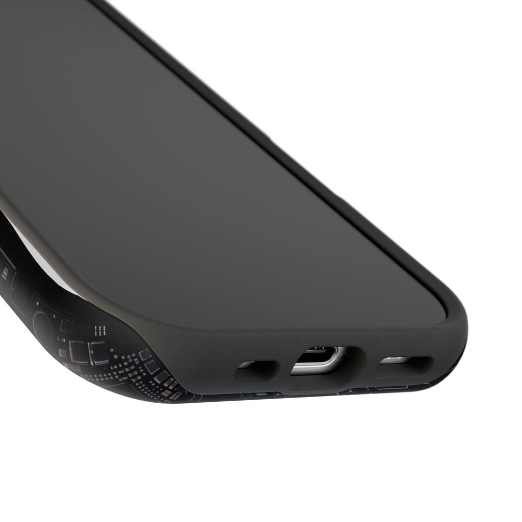 Electrician Circuit Bolt Phone Case — Impact-Resistant Wireless Charging Cover