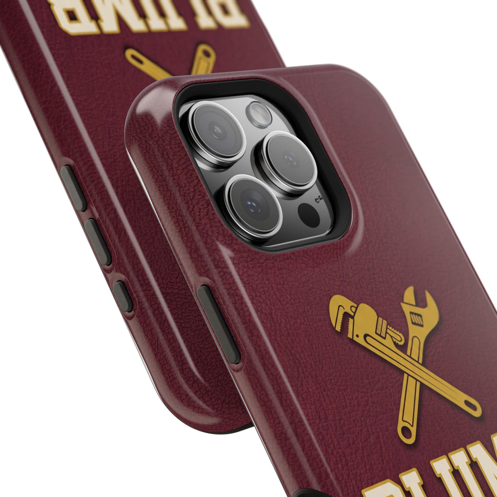 Plumb. Proud. Phone Case — Crossed Wrenches Wireless Charging Cover