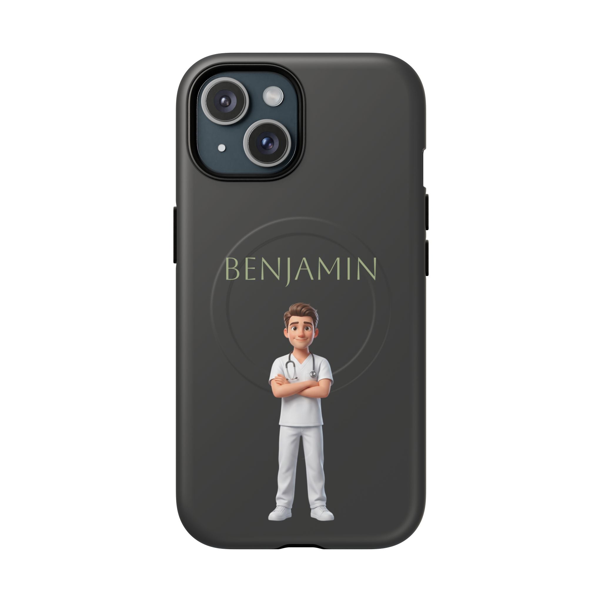 Personalized Nurse Phone Case | MagSafe Compatible, Custom Name iPhone Case