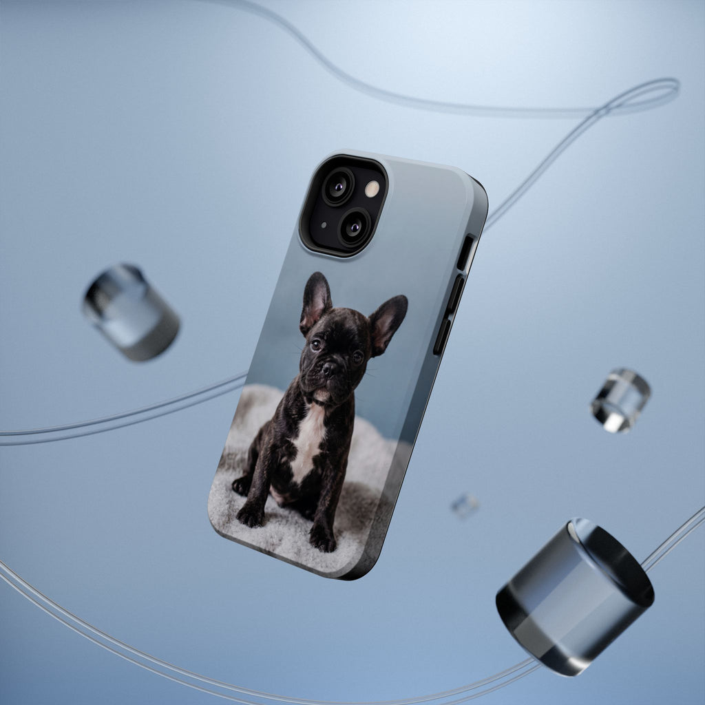 French Bulldog Puppy Phone Case — Impact-Resistant Wireless Charging Cover