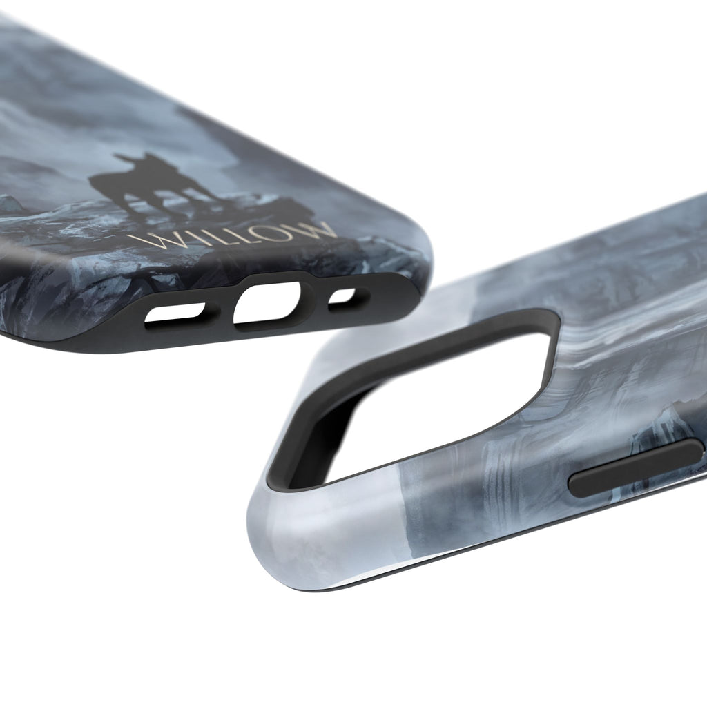 Personalized French Bulldog Misty Waterfall Phone Case — Wireless Charging Cover