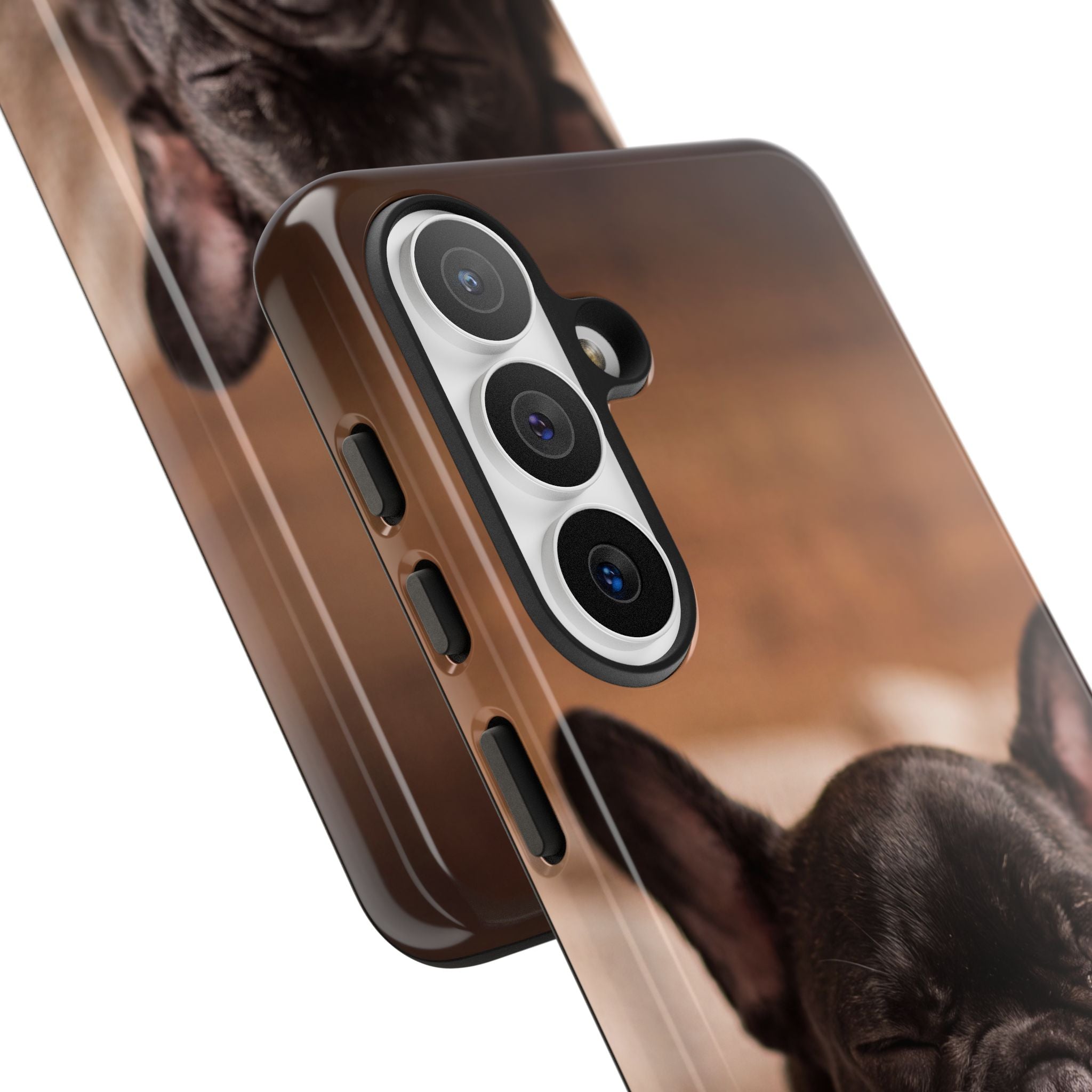 Sleeping French Bulldog Phone Case | Cozy Frenchie Resting on Blanket | iPhone & Samsung