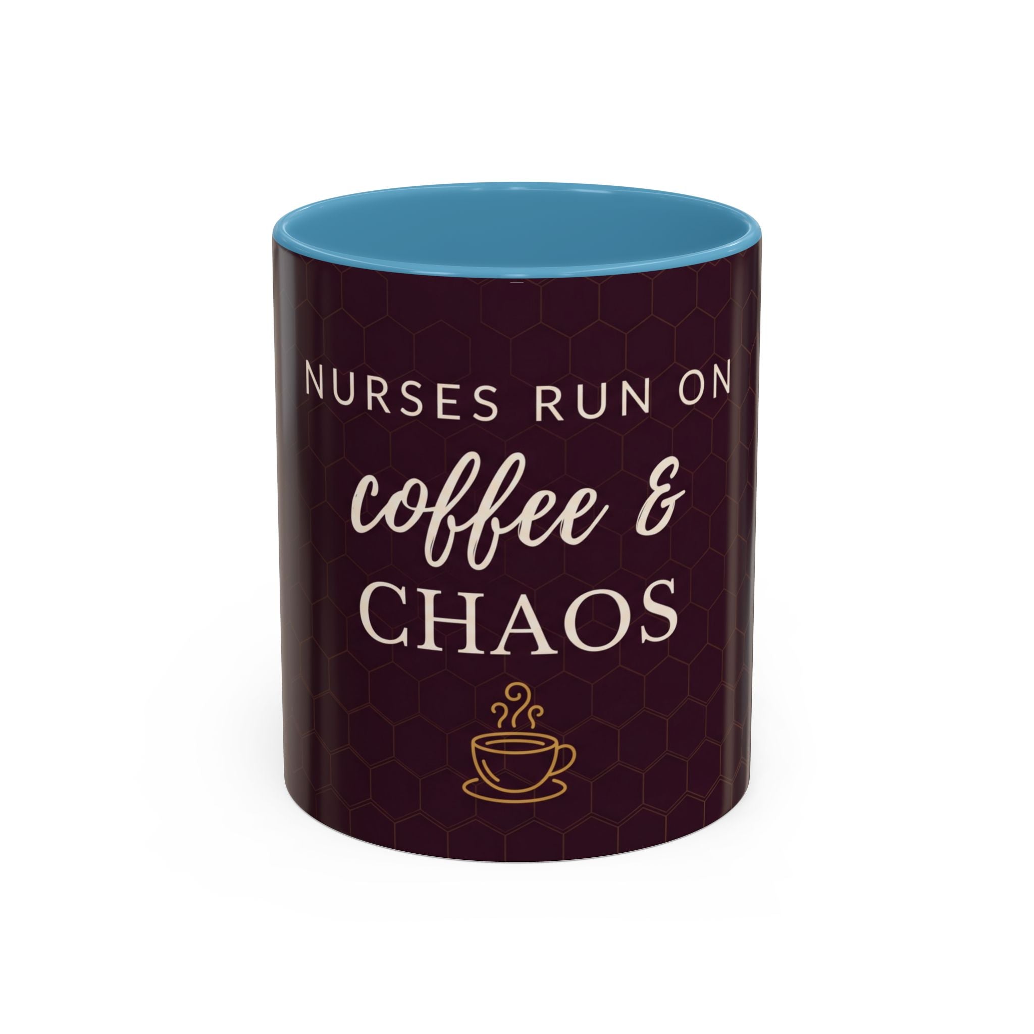 Coffee Mug for Nurses | Nurses run on coffee & chaos | Nurse Appreciation Gift | Gift for Her