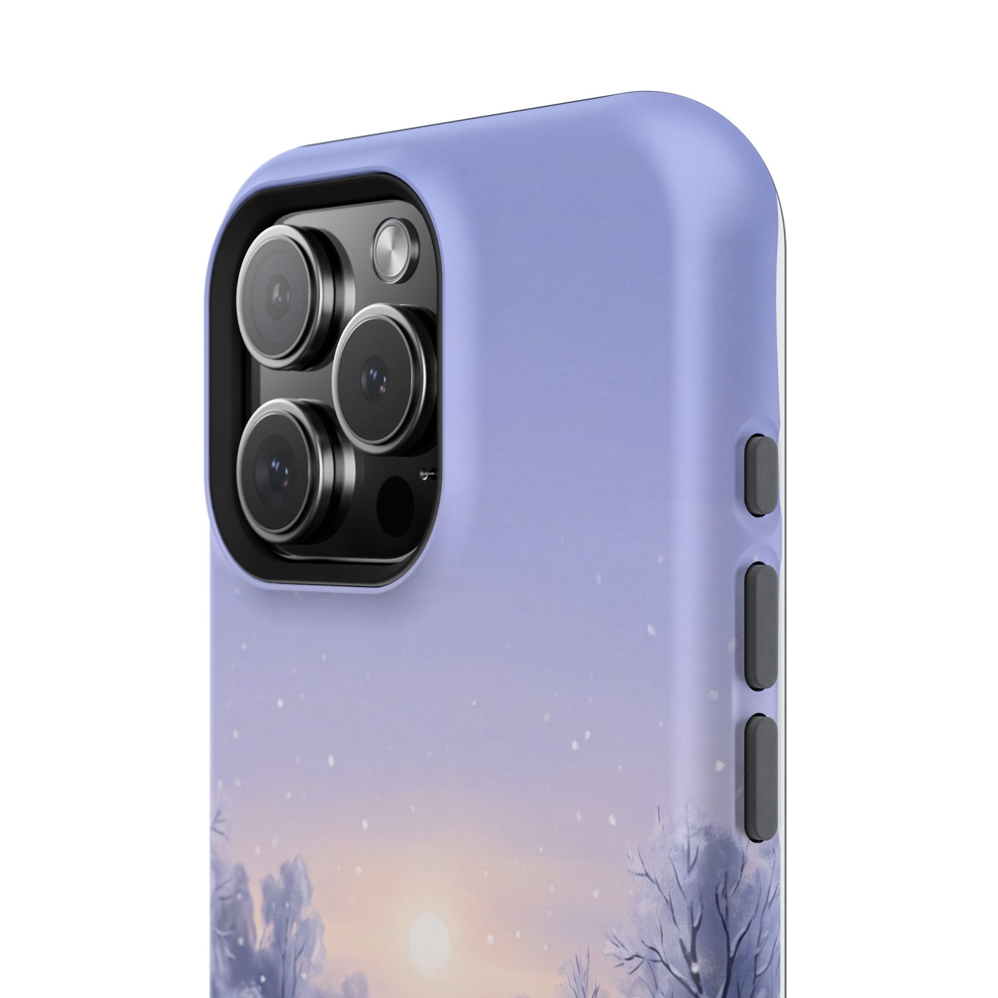 Personalized Dachshund Winter Snow Phone Case — Wireless Charging Cover