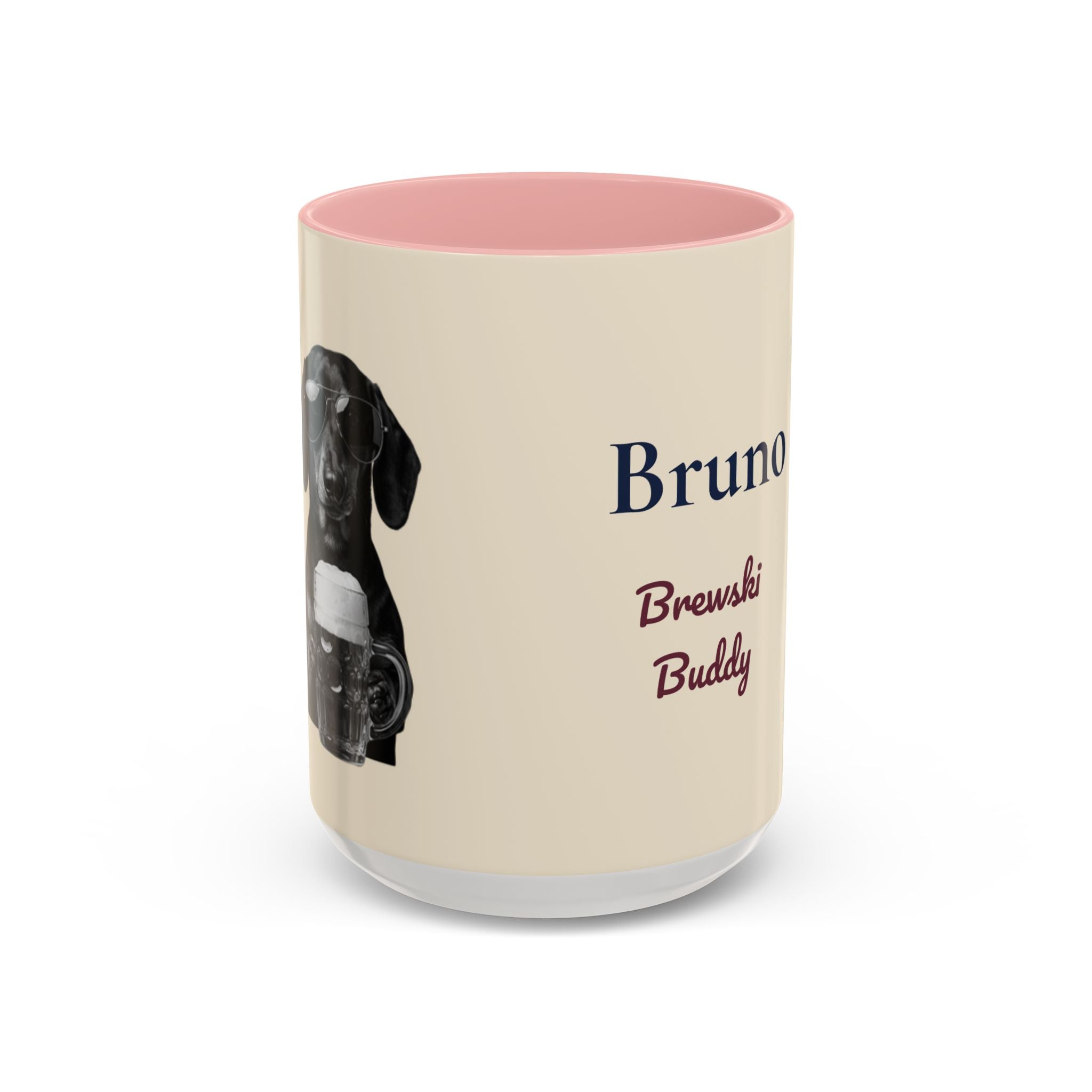 Personalized Dachshund Mug | Custom Name Coffee Mug | Funny Sausage Dog Gift | Beer Lover Dog Mug