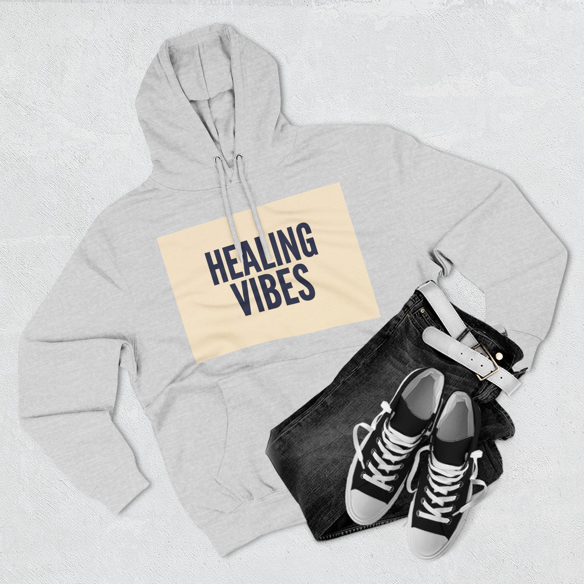 Healing vibes Nurse Hoodie — Unisex Comfortable Pullover for Passionate Medical Workers