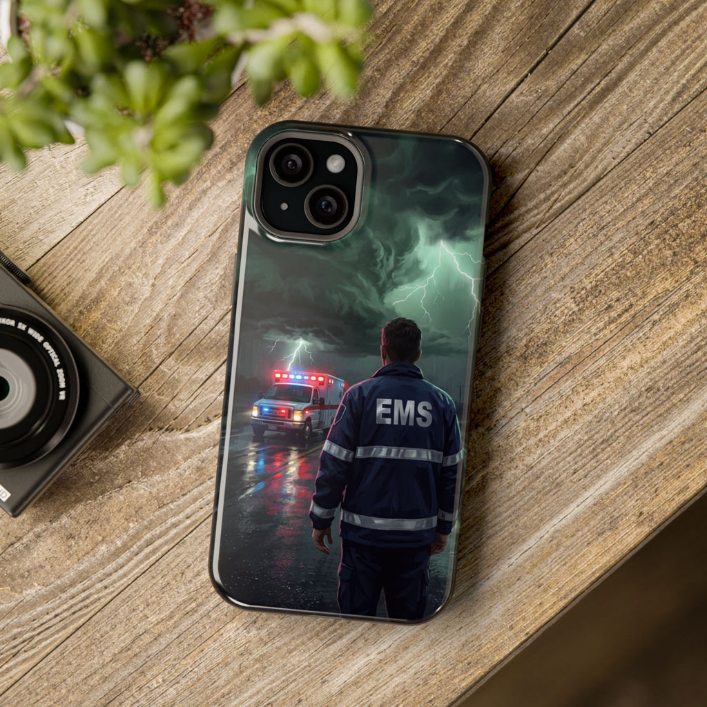 EMS Green Storm City Phone Case — Magnetic Wireless Charging Cover