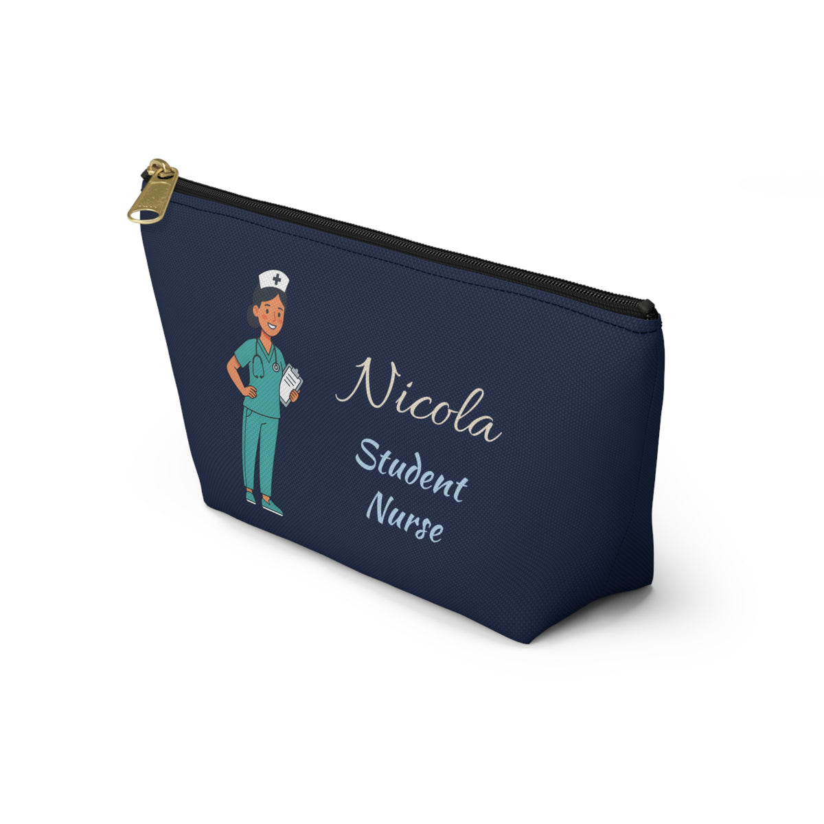 Personalized Student Nurse Pouch | Custom Name Cosmetic Bag
