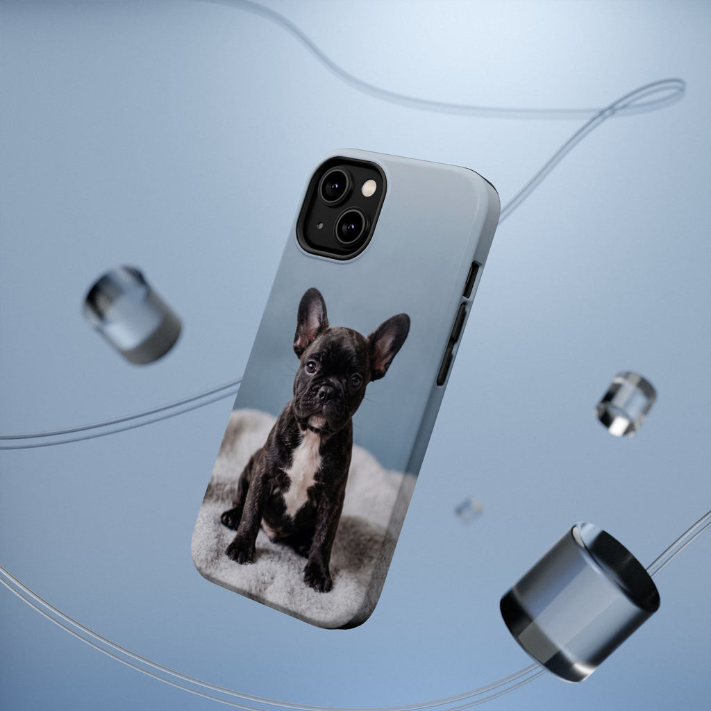 French Bulldog Puppy Phone Case — Impact-Resistant Wireless Charging Cover