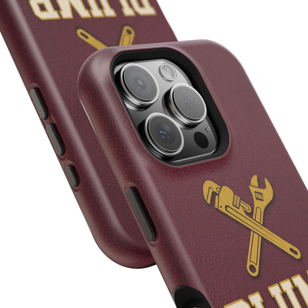 Plumb. Proud. Phone Case — Crossed Wrenches Wireless Charging Cover