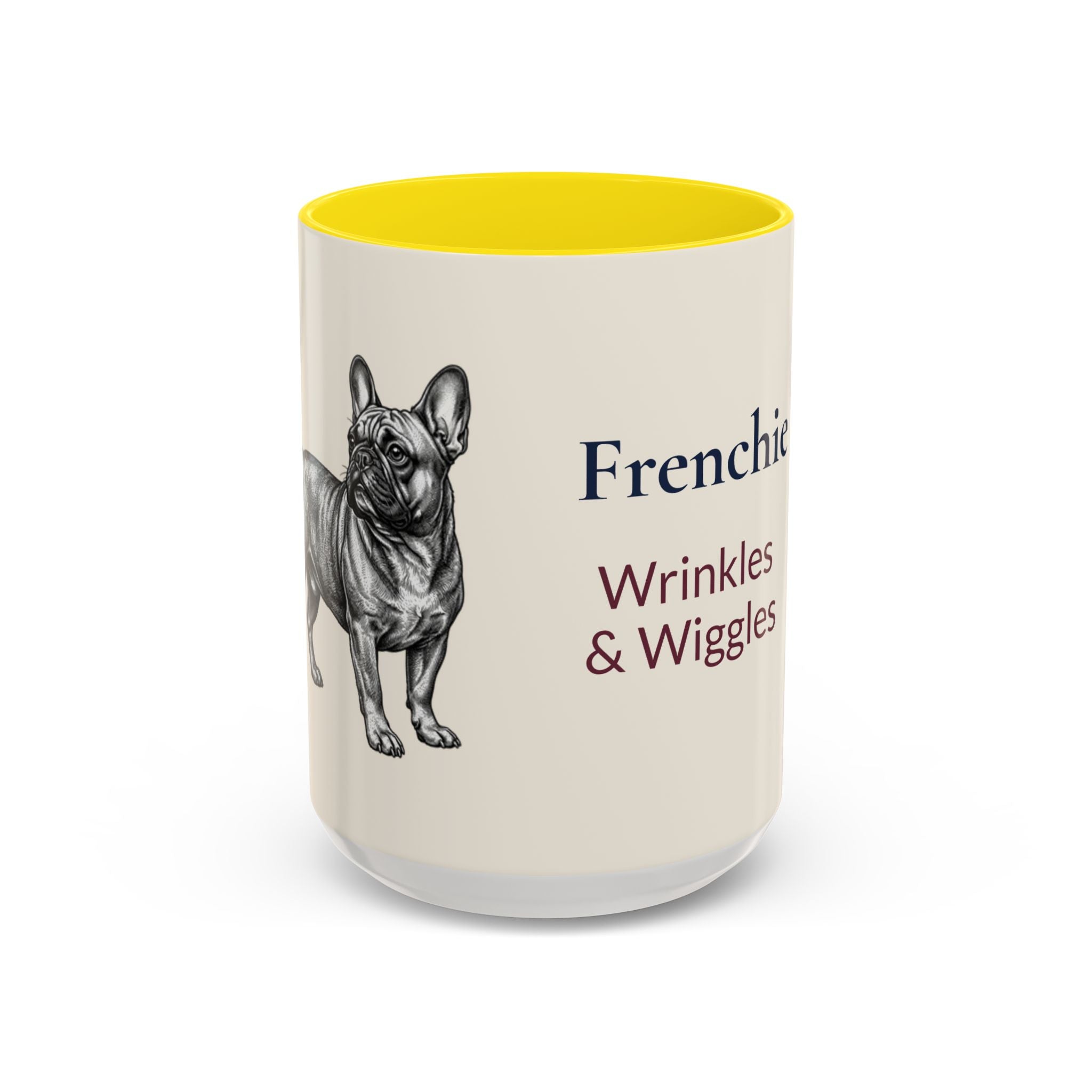 Personalized Frenchie Mug – Custom Name Coffee Mug – French Bulldog Lover Gift