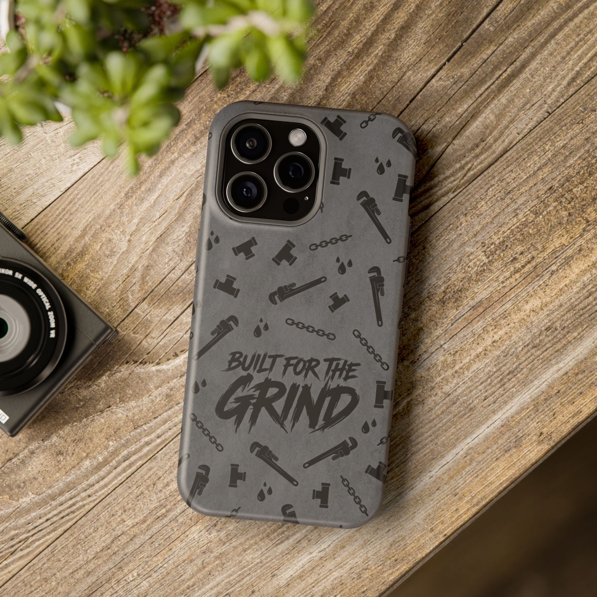 Built for the Grind Phone Case — Plumber Tools Wireless Charging Cover