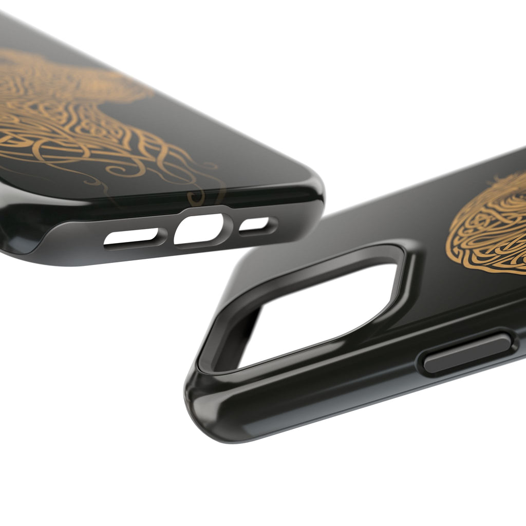Celtic Knotwork Labrador Phone Case — Tough Magnetic Case with Wireless Charging