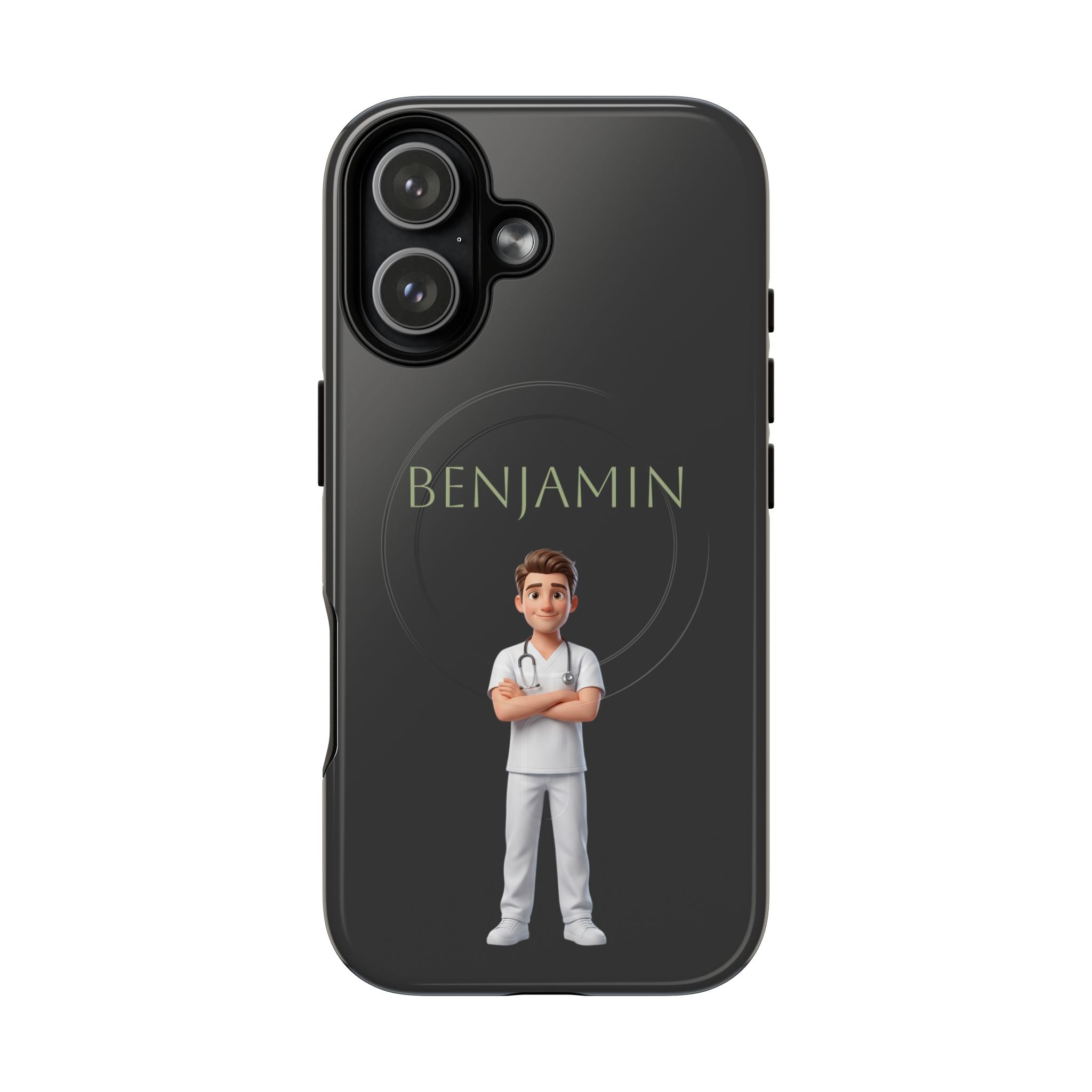 Personalized Nurse Phone Case | MagSafe Compatible, Custom Name iPhone Case