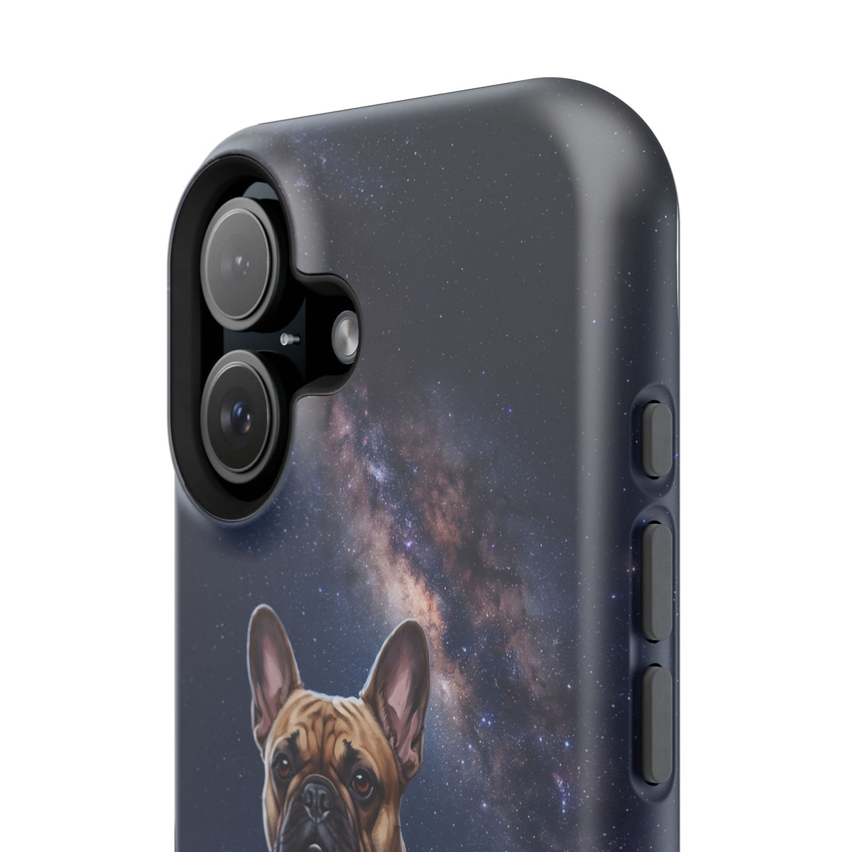 Personalized French Bulldog Starry Night Sky Phone Case — Wireless Charging Cover