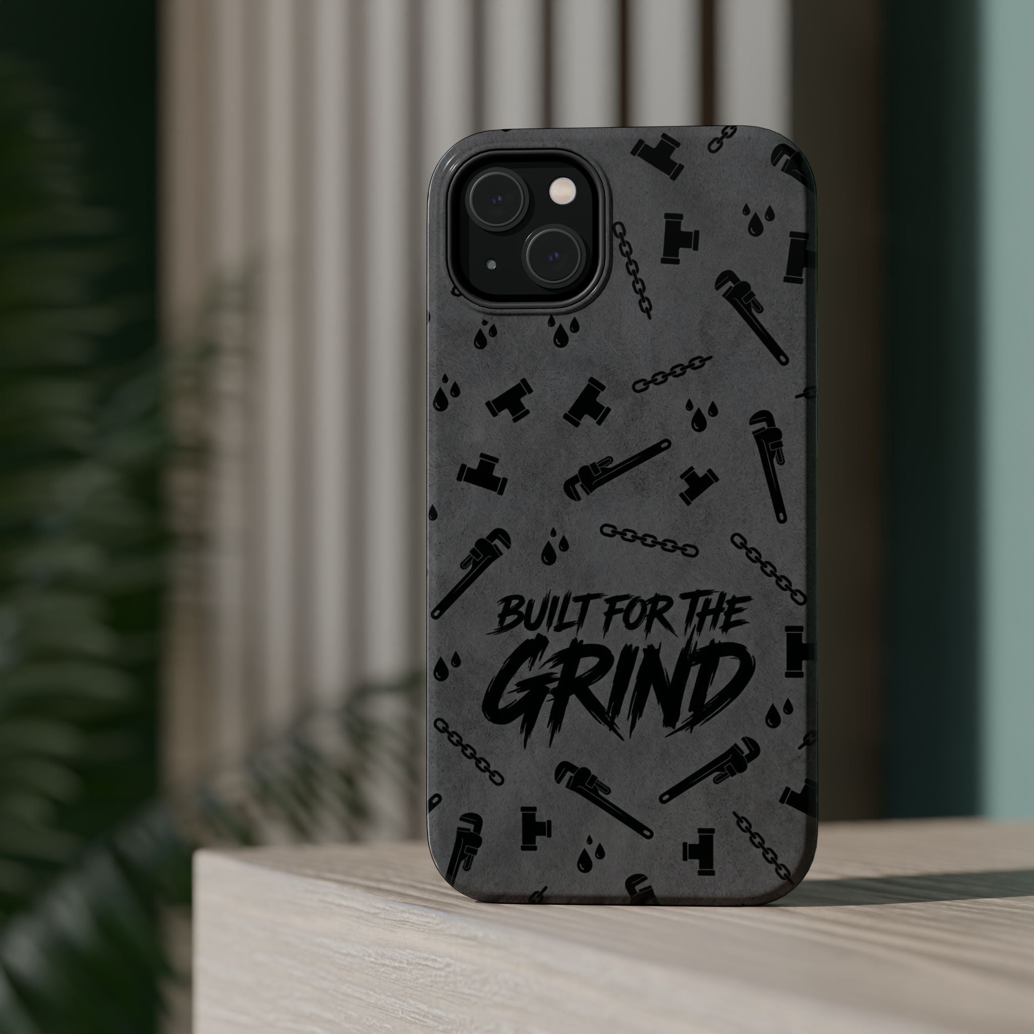Built for the Grind Phone Case — Plumber Tools Wireless Charging Cover