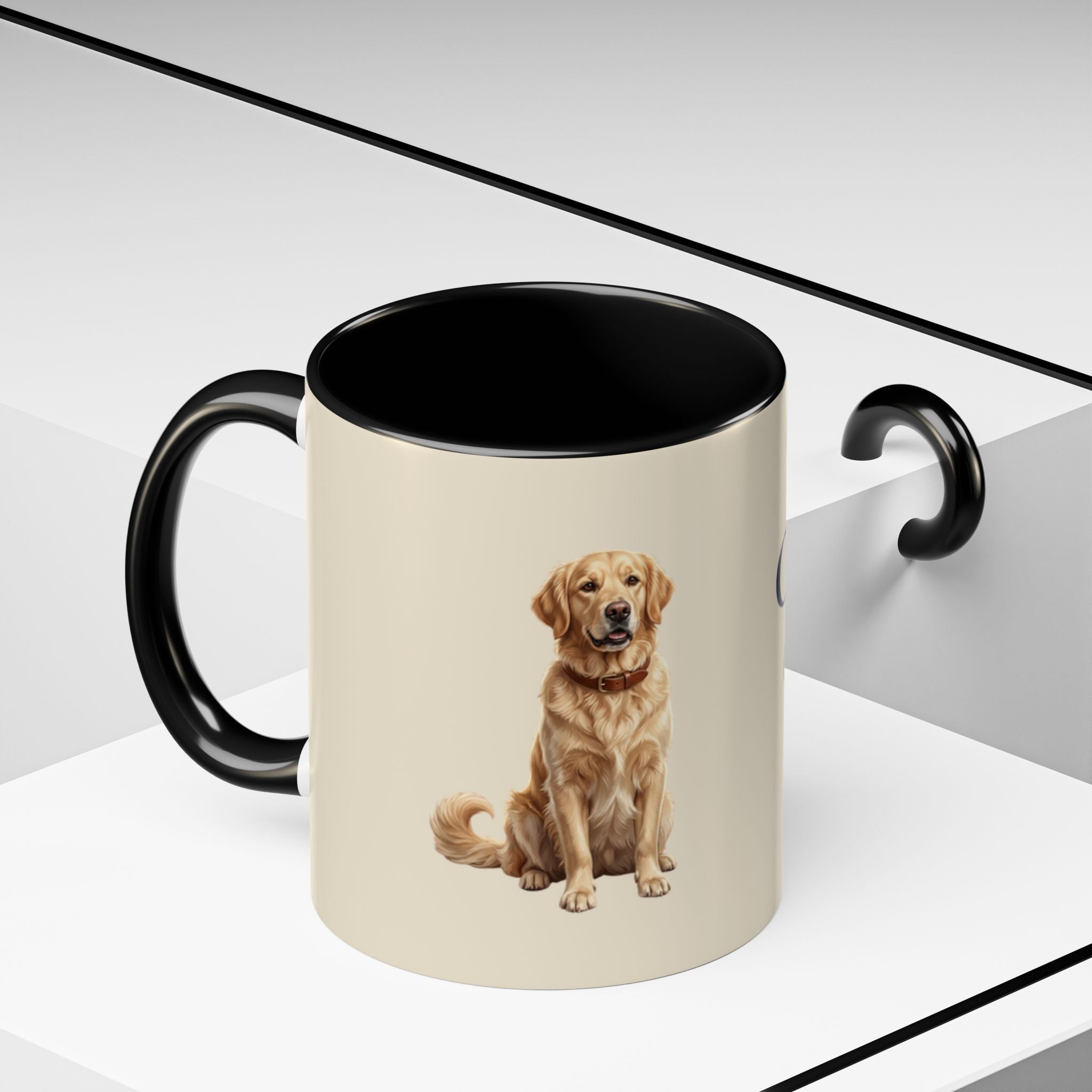 Personalized Golden Retriever Mug | Custom Name & Message Dog Mom Dad Coffee Mug