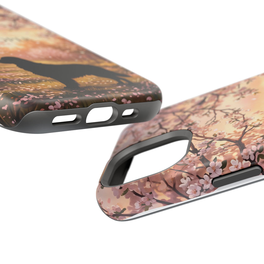 Personalized Golden Retriever Autumn Forest Phone Case — Wireless Charging Cover