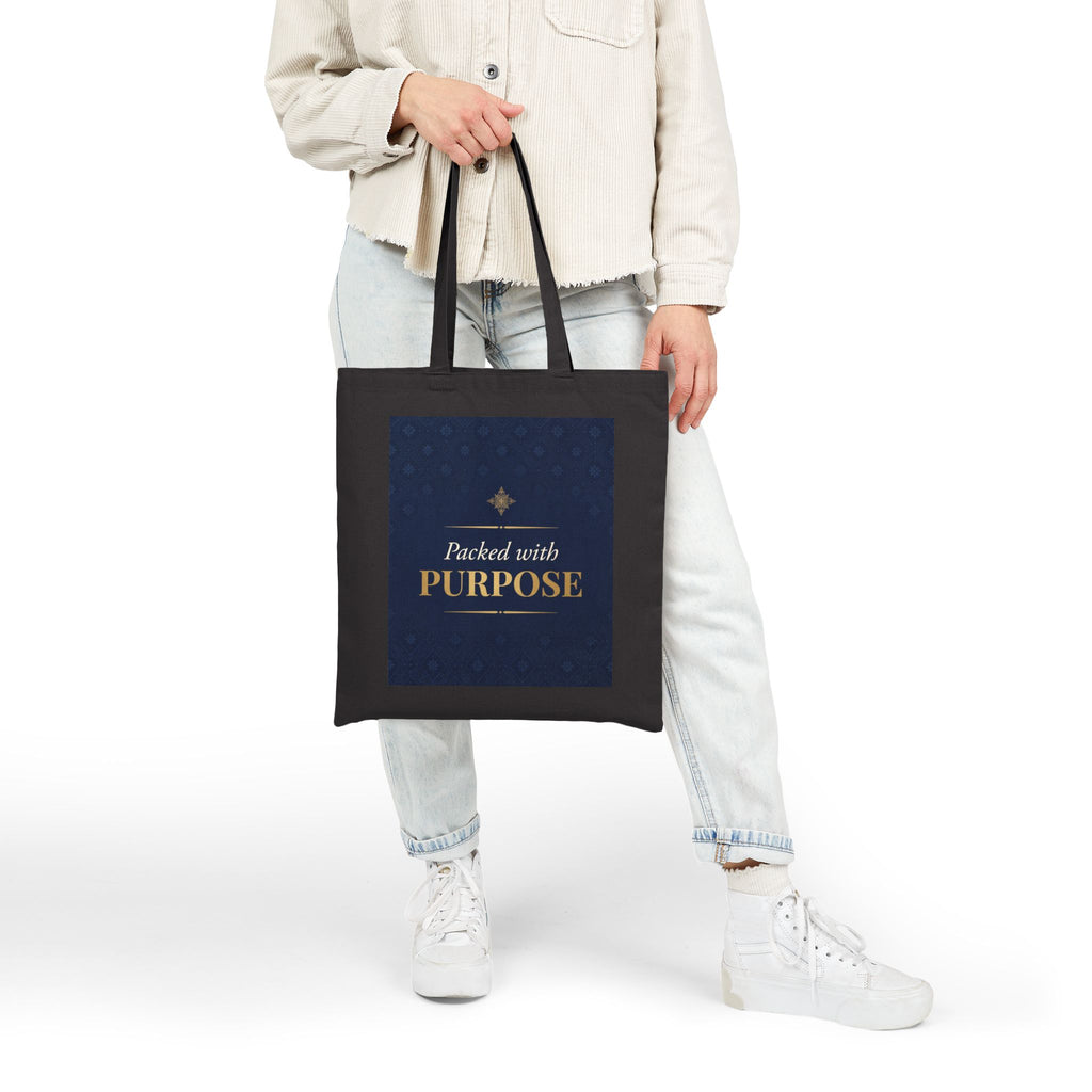 Nurse Tote Bag – Packed with purpose – Cotton Canvas Tote Bag for Nurses