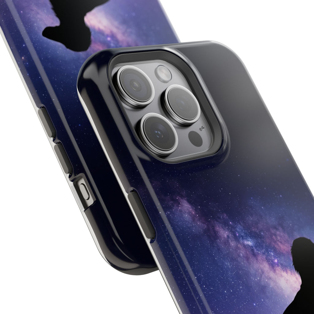 Personalized Dachshund Starry Night Phone Case — Wireless Charging Cover