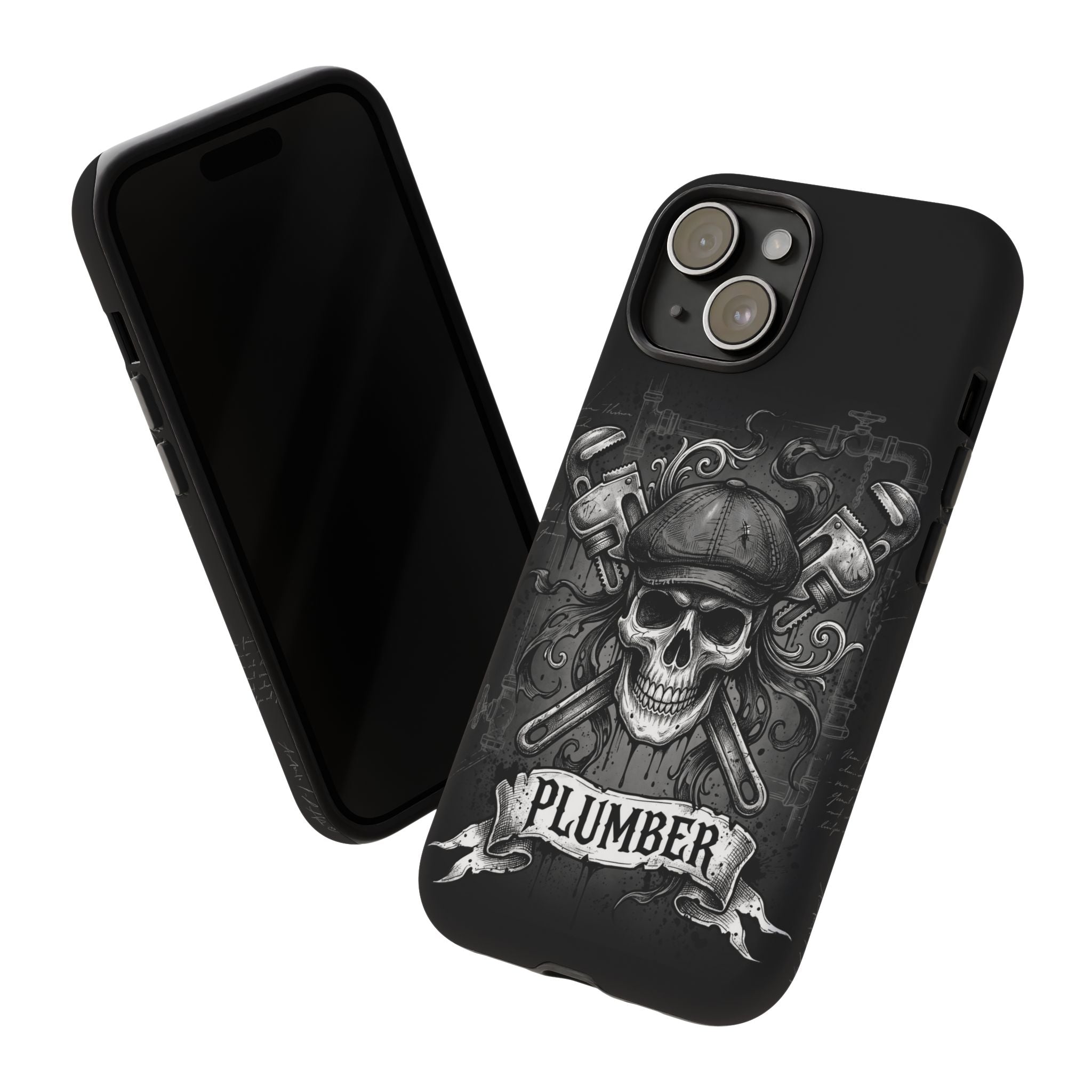 Gothic Skull Plumber Phone Case - Samsung & iPhone Series