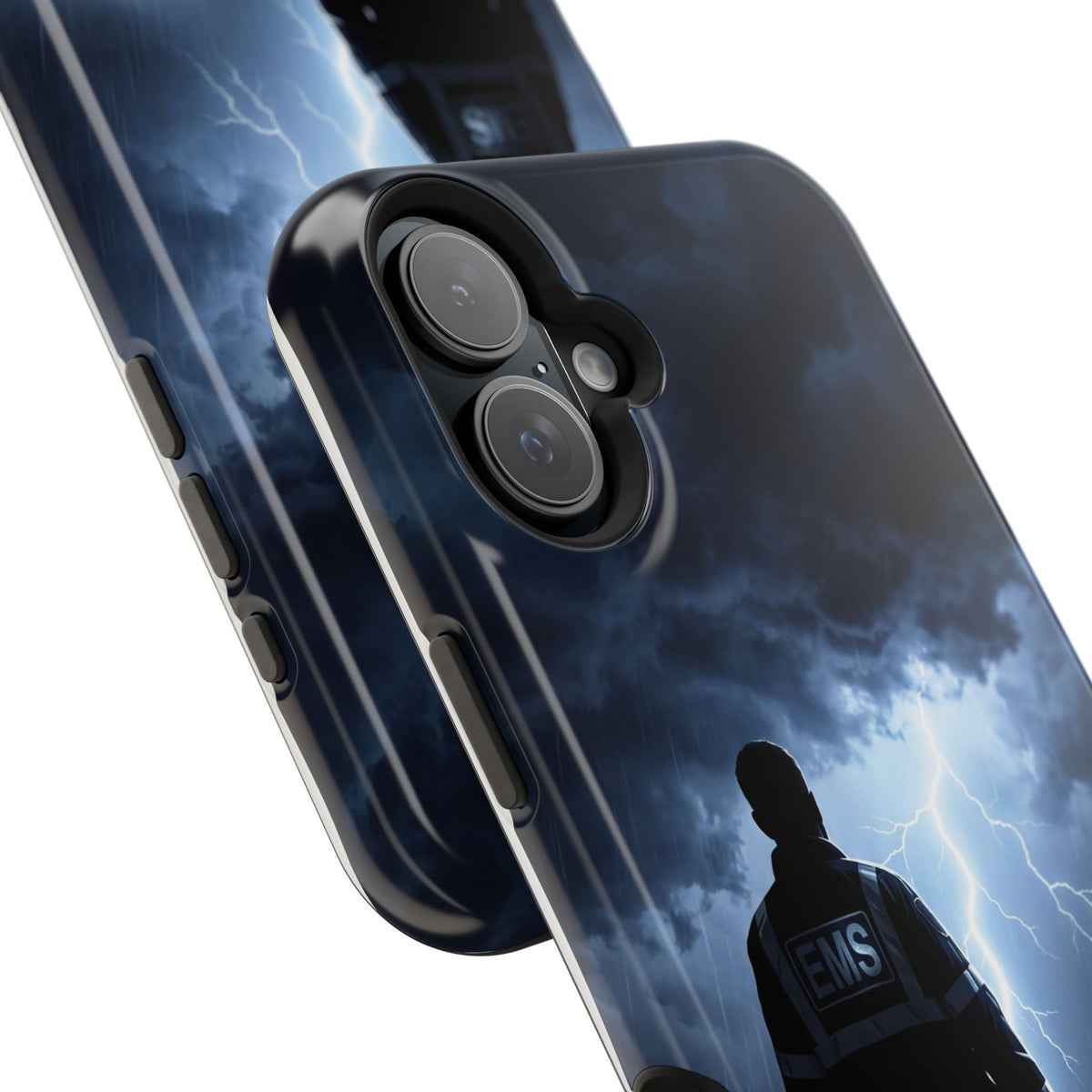 Personalized Lightning Storm EMS Phone Case — Wireless Charging Cover