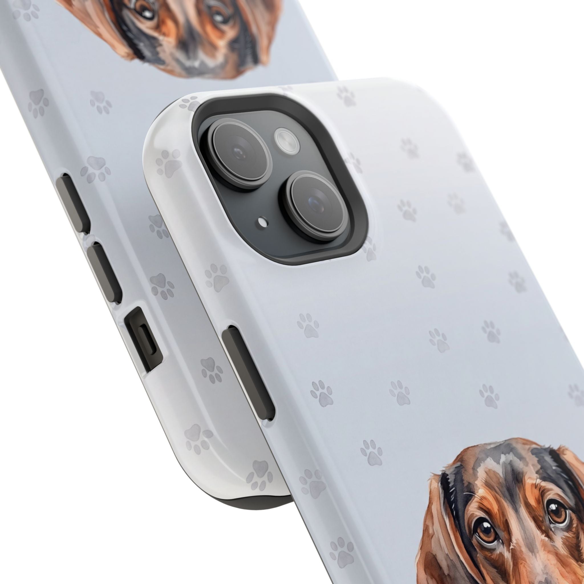 Dachshund Phone Case — Impact-Resistant Wireless Charging Cover