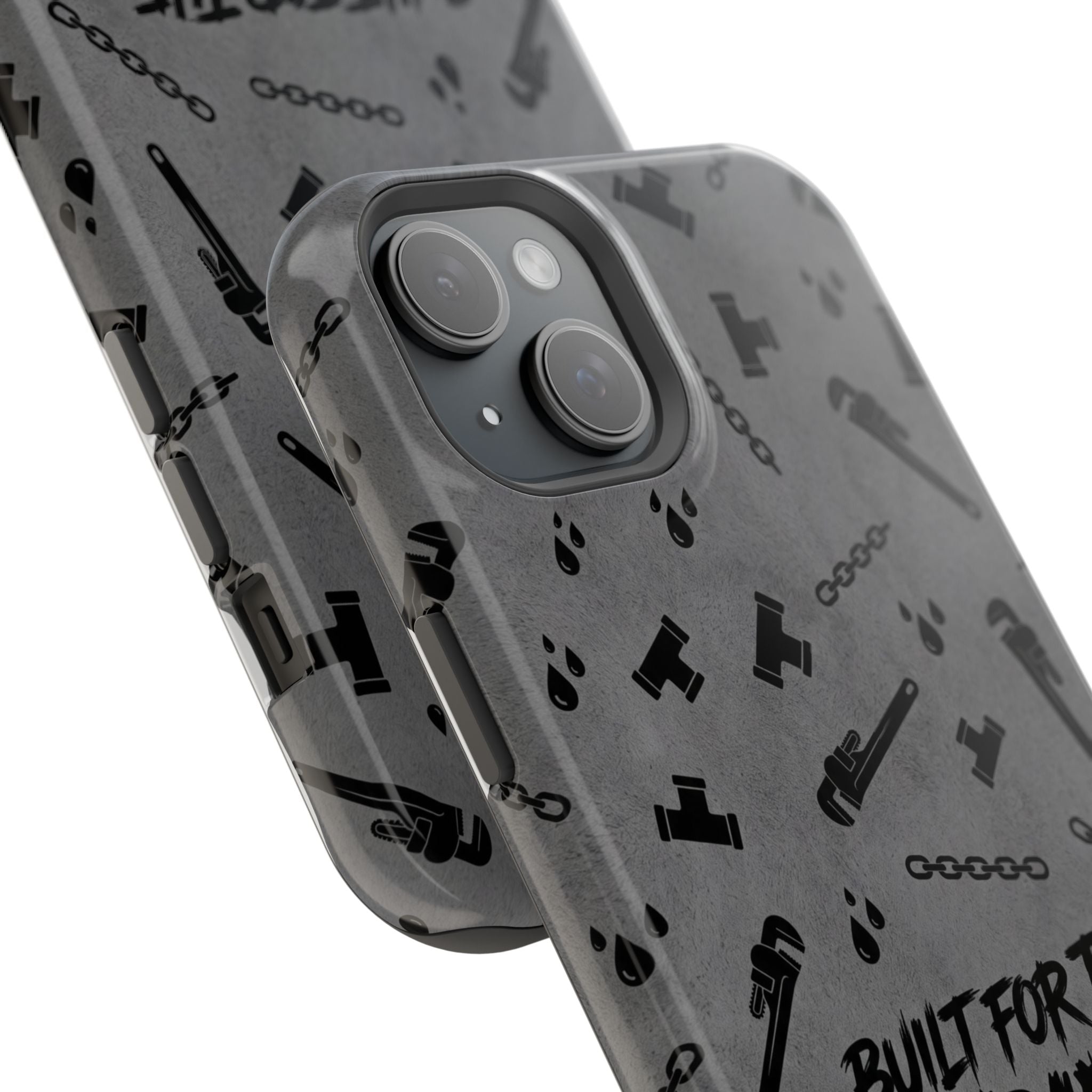 Built for the Grind Phone Case — Plumber Tools Wireless Charging Cover