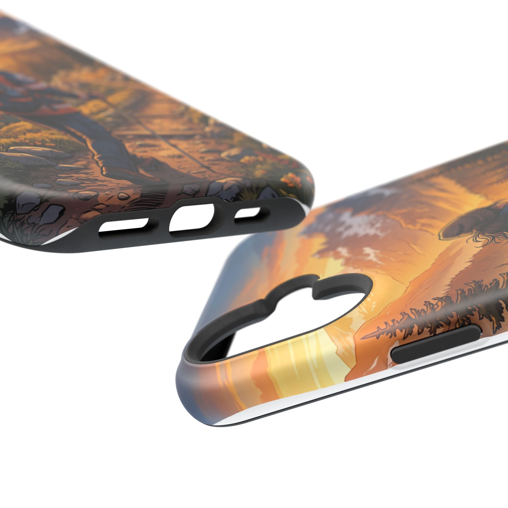 Paramedic/EMT Mountain Phone Case — Magnetic Wireless Charging Cover