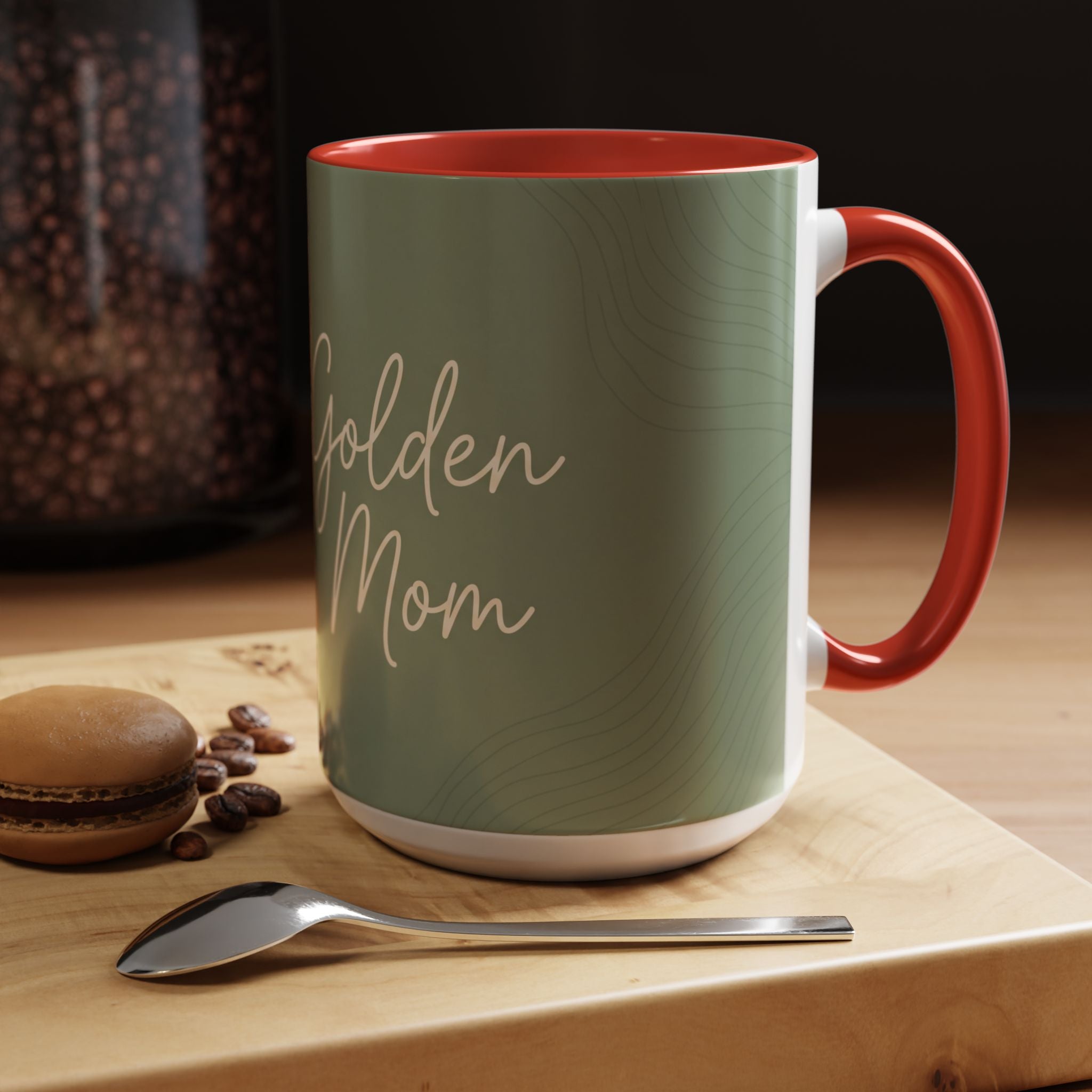 Golden Mom Mug | Golden Retriever Lover Gift | Cute Dog Mom Coffee Mug
