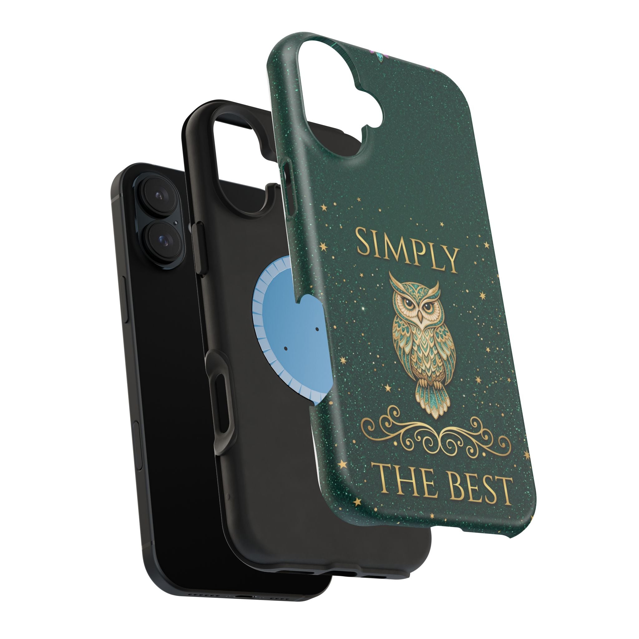 Simply The Best Wise Owl Phone Case — Wireless Charging Cover