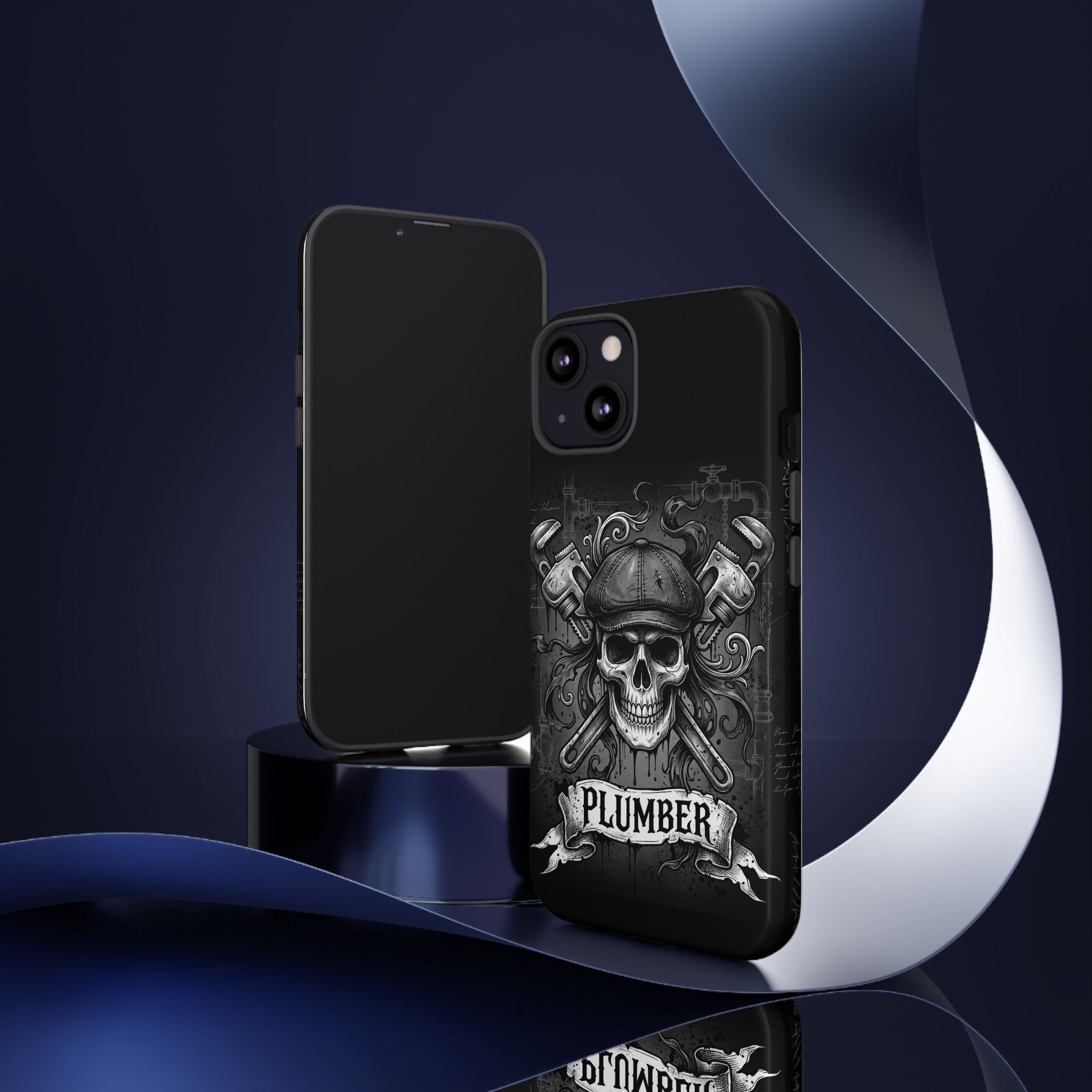 Gothic Skull Plumber Phone Case - Samsung & iPhone Series