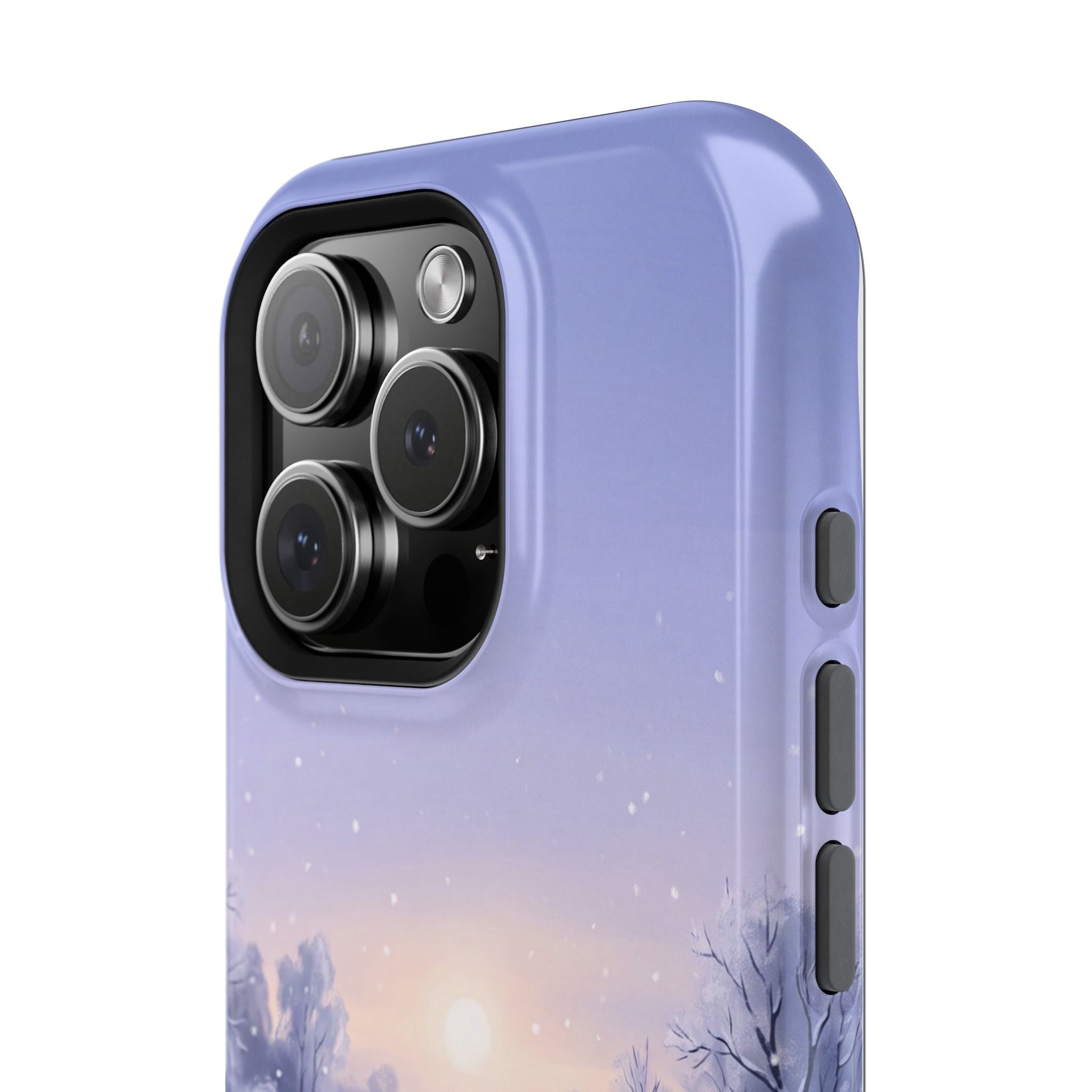 Personalized Dachshund Winter Snow Phone Case — Wireless Charging Cover