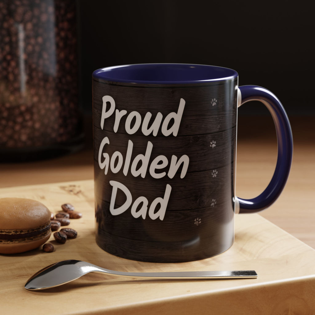 Proud Golden Dad Mug | Golden Retriever Lover Gift | Dog Dad Coffee Mug