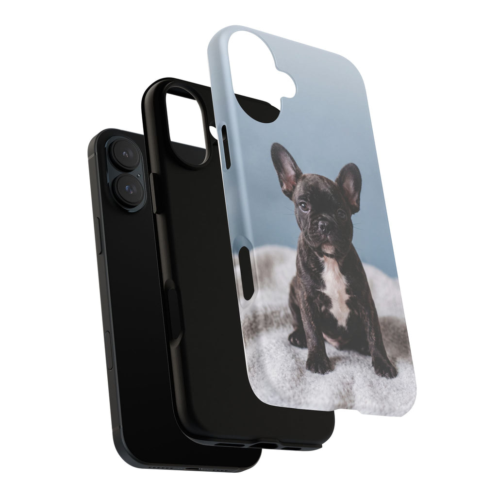 French Bulldog Puppy Phone Case | Adorable Brindle Frenchie Portrait | Samsung & iPhone