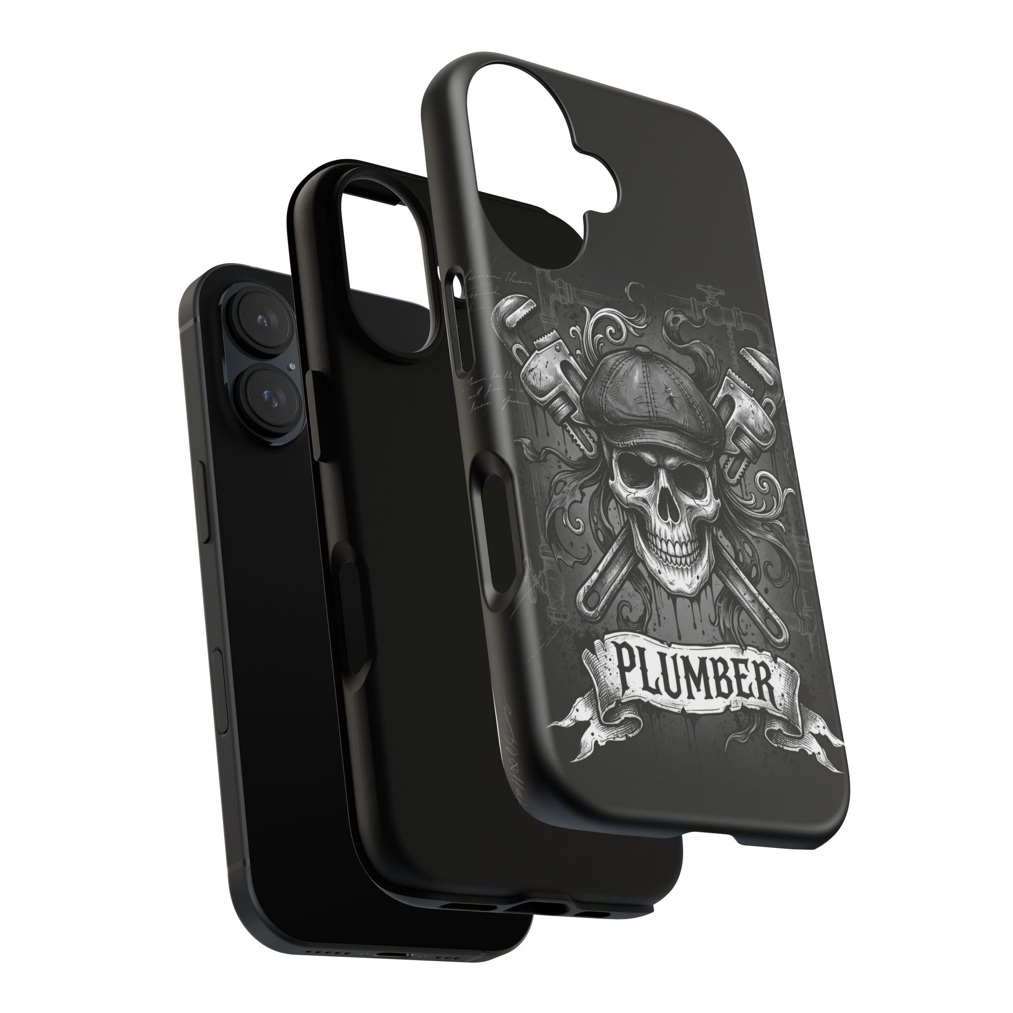 Gothic Skull Plumber Phone Case - Samsung & iPhone Series