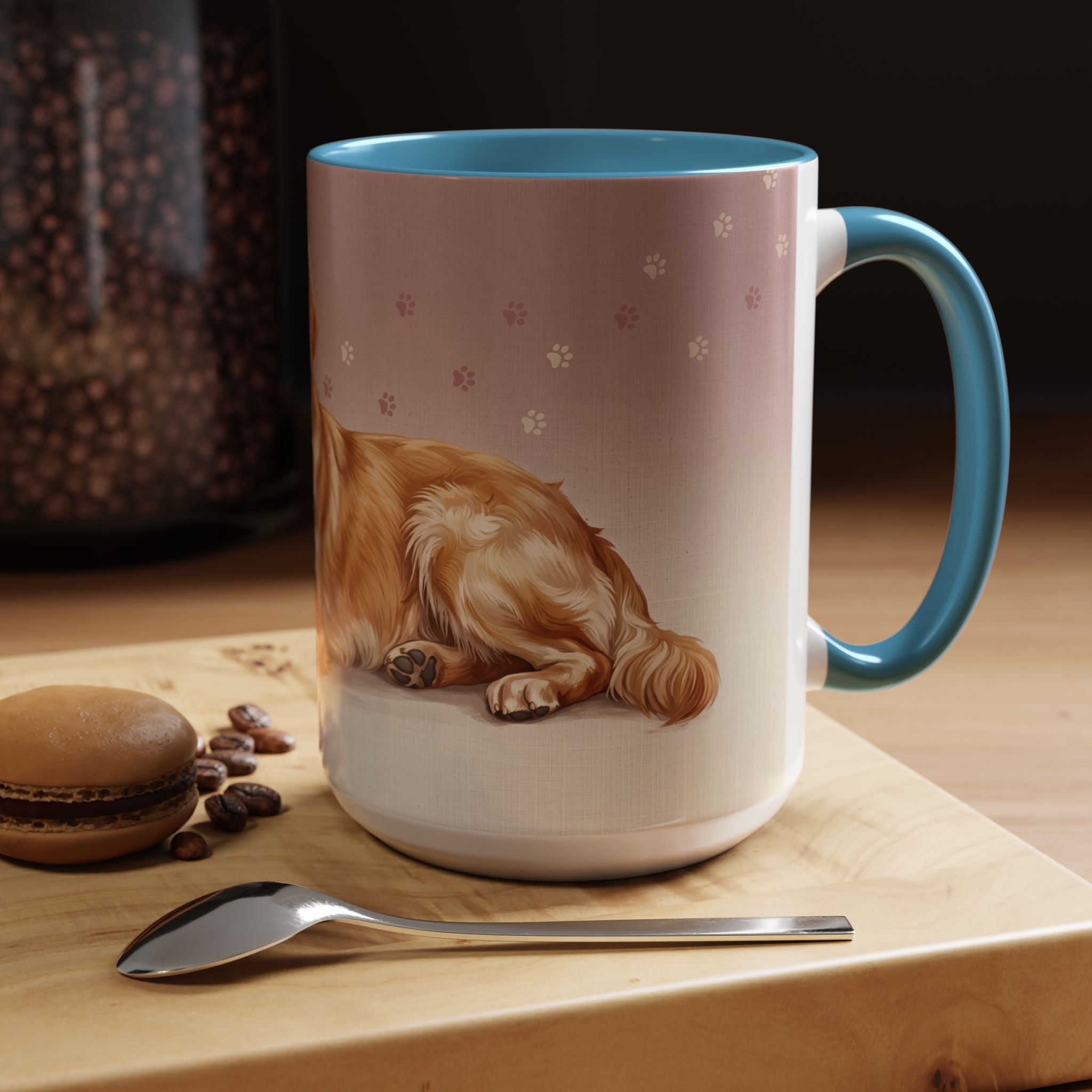 Golden Retriever Lying Down Mug | Golden Retriever Lover Gift | Cute Dog Coffee Mug
