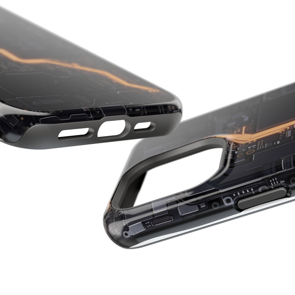 Electrician Circuit Bolt Phone Case — Impact-Resistant Wireless Charging Cover