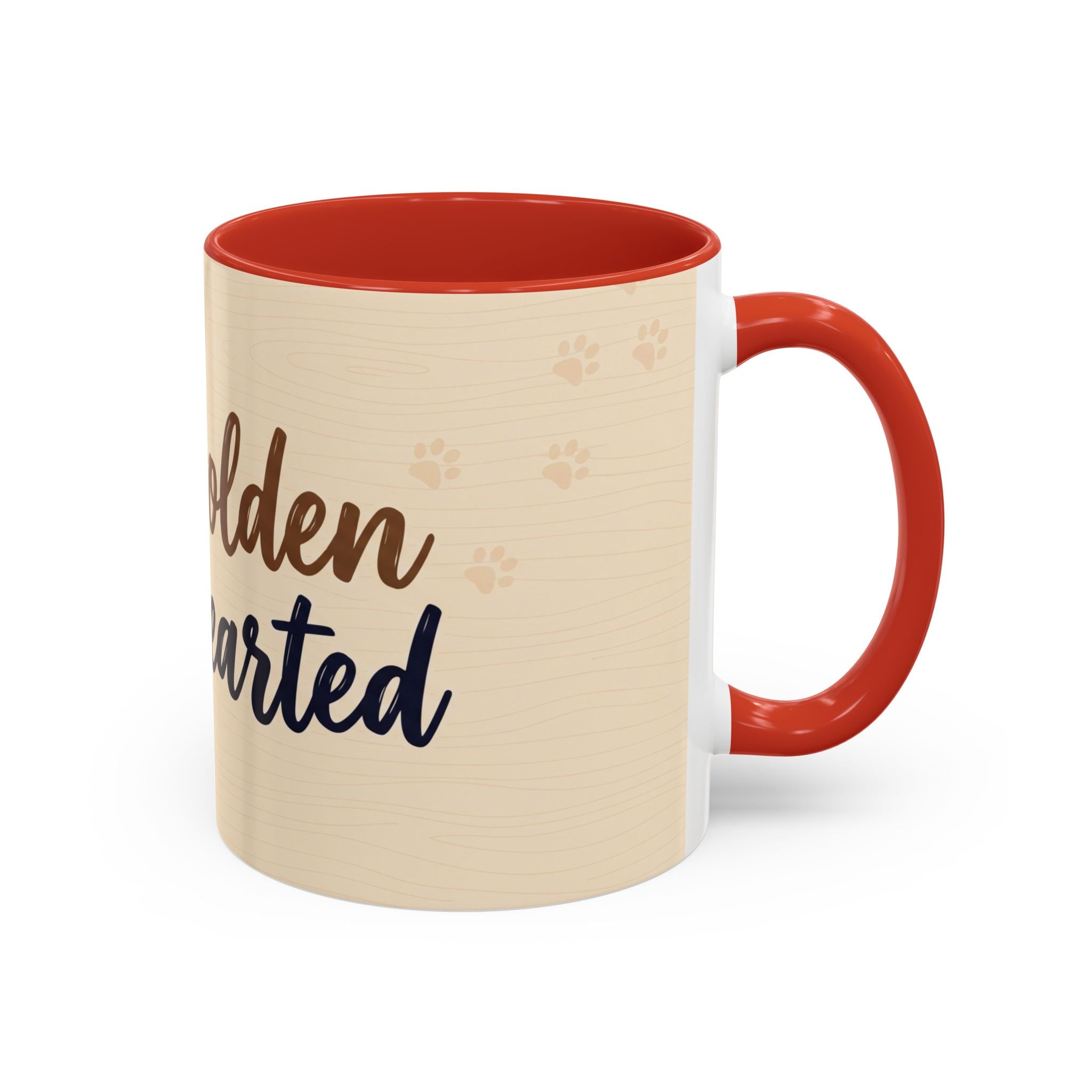Golden Hearted Mug | Golden Retriever Lover Gift | Cute Dog Coffee Mug