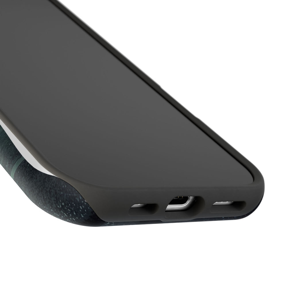 Female Paramedic Green Storm Phone Case — Magnetic Wireless Charging Cover