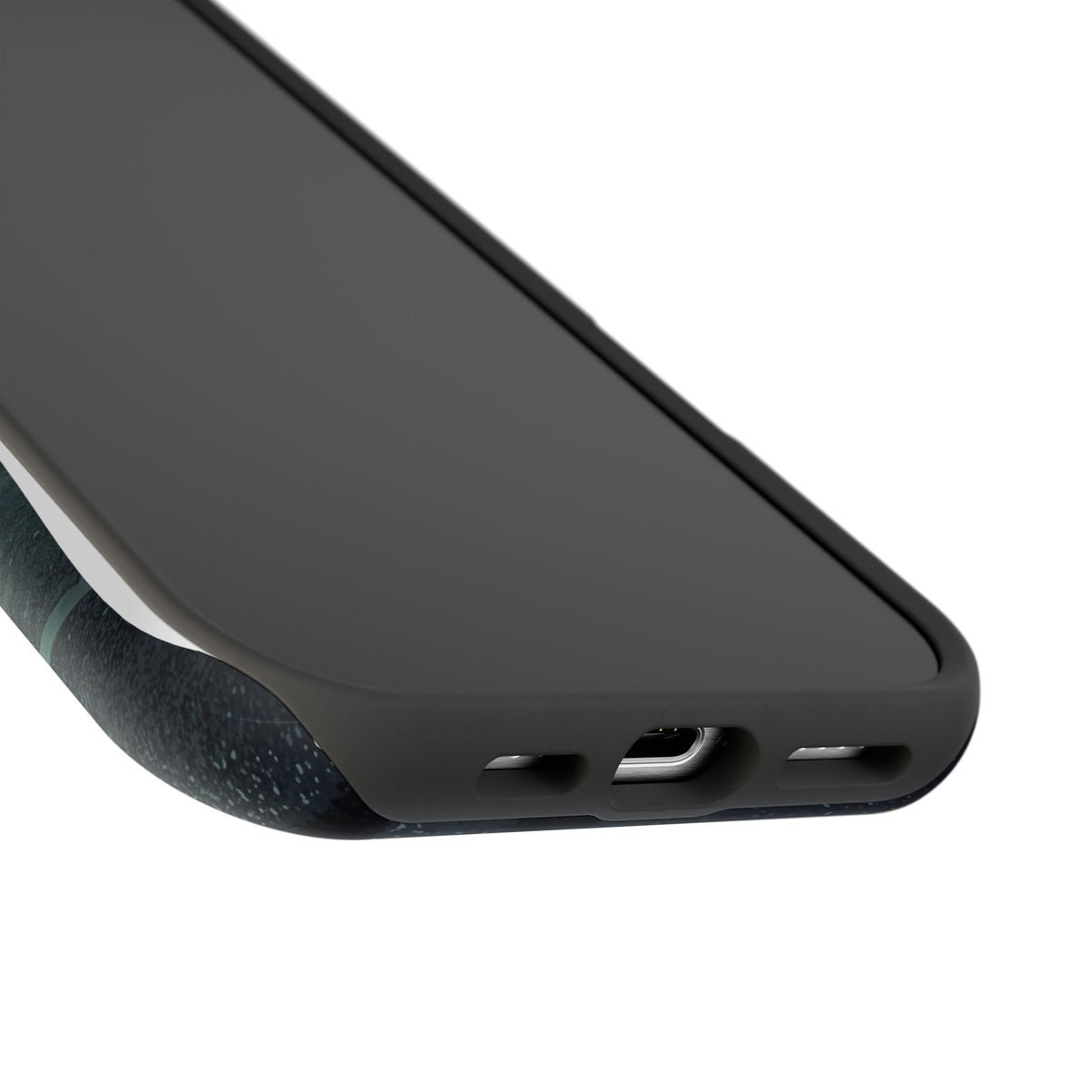 Female Paramedic Green Storm Phone Case — Magnetic Wireless Charging Cover
