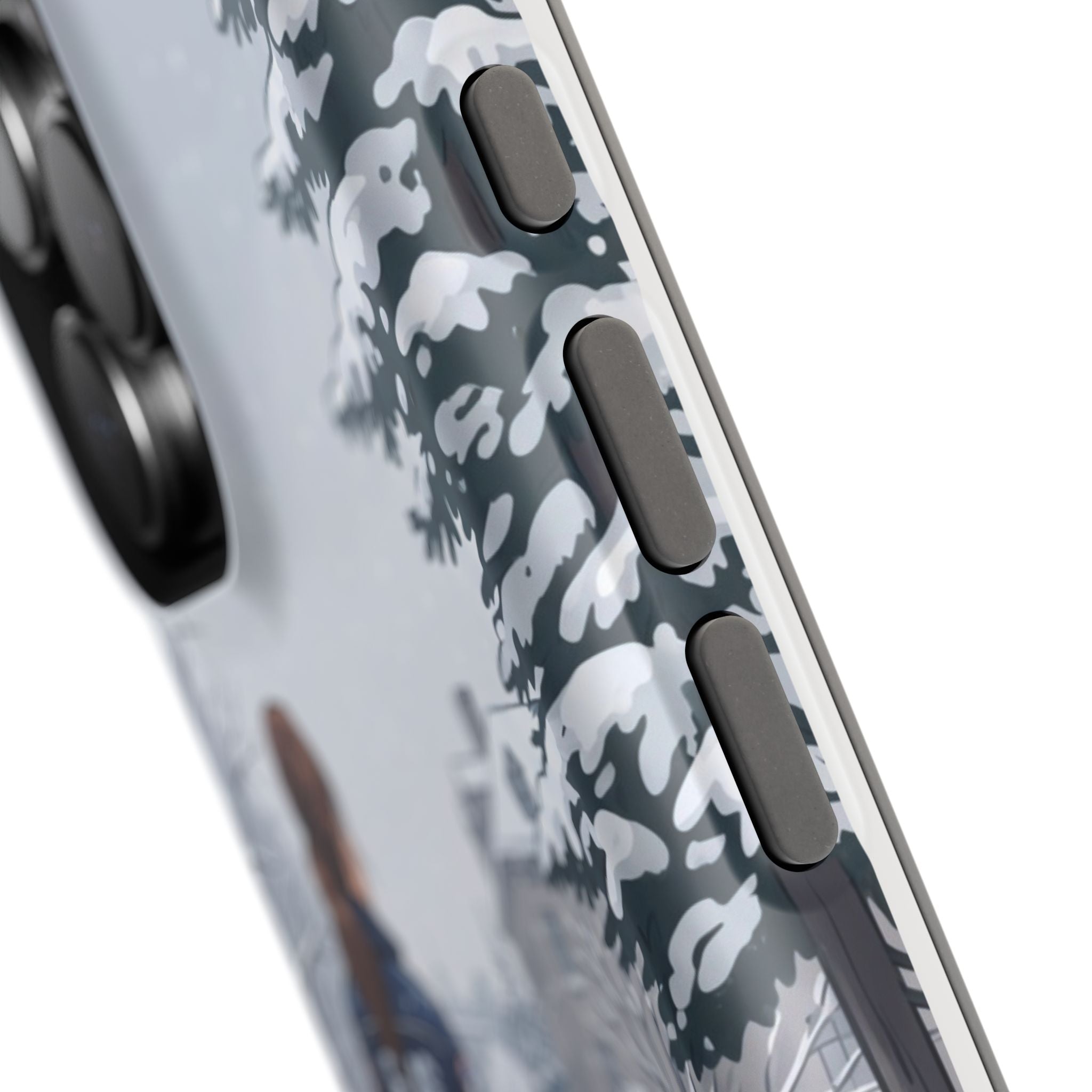 Paramedic/EMT Winter Phone Case — Magnetic Wireless Charging Cover