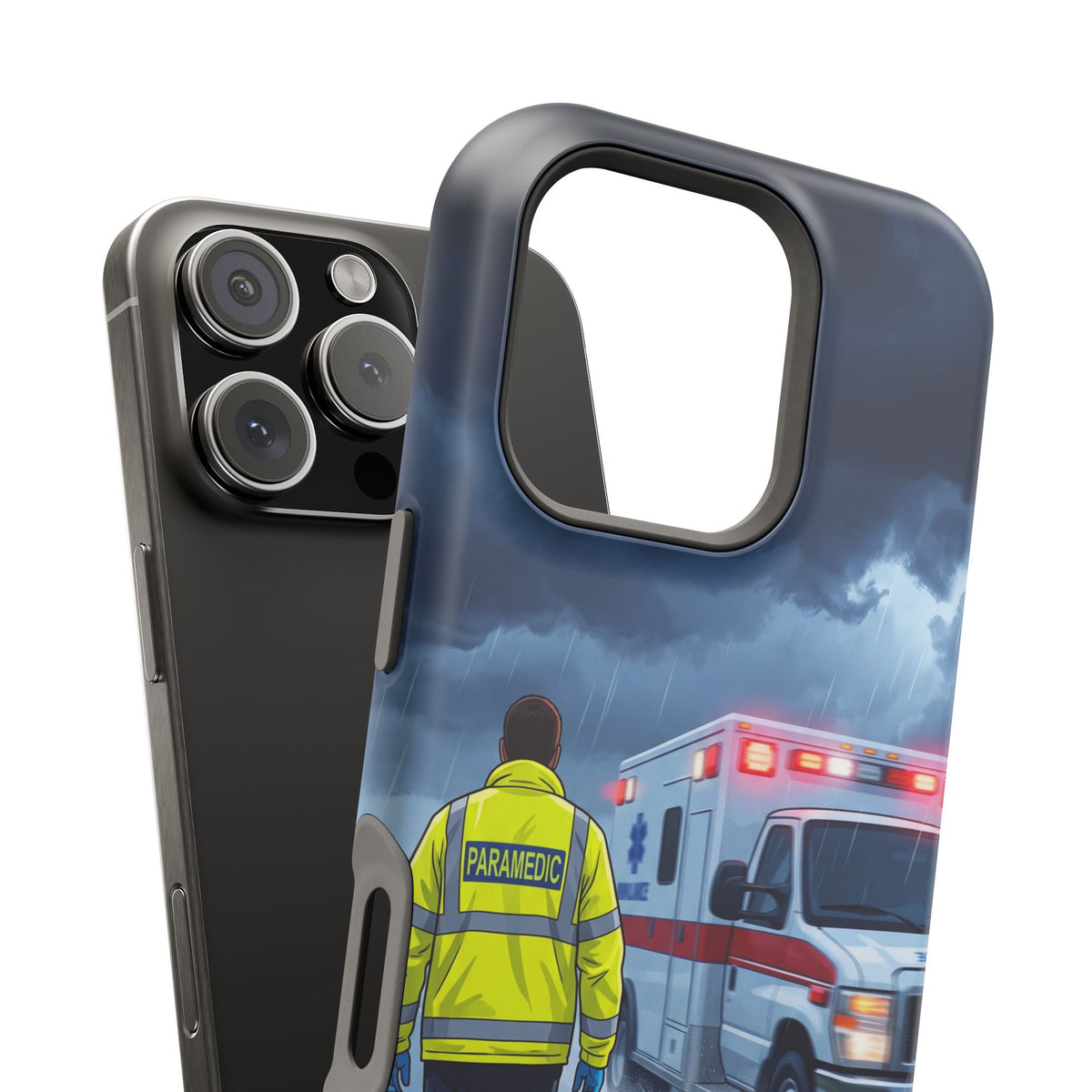 Personalized EMS Storm Phone Case — Wireless Charging Cover