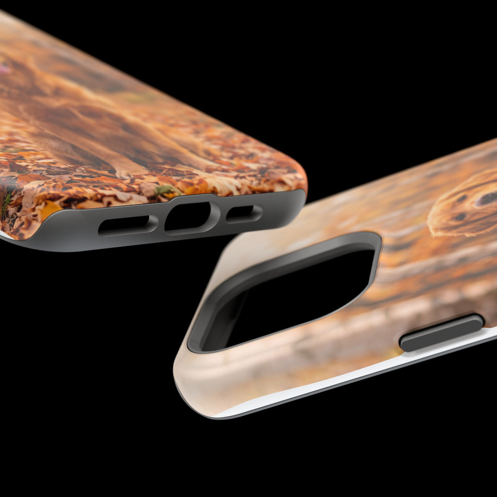 Autumn Golden Retriever Phone Case — Impact-Resistant Wireless Charging Cover