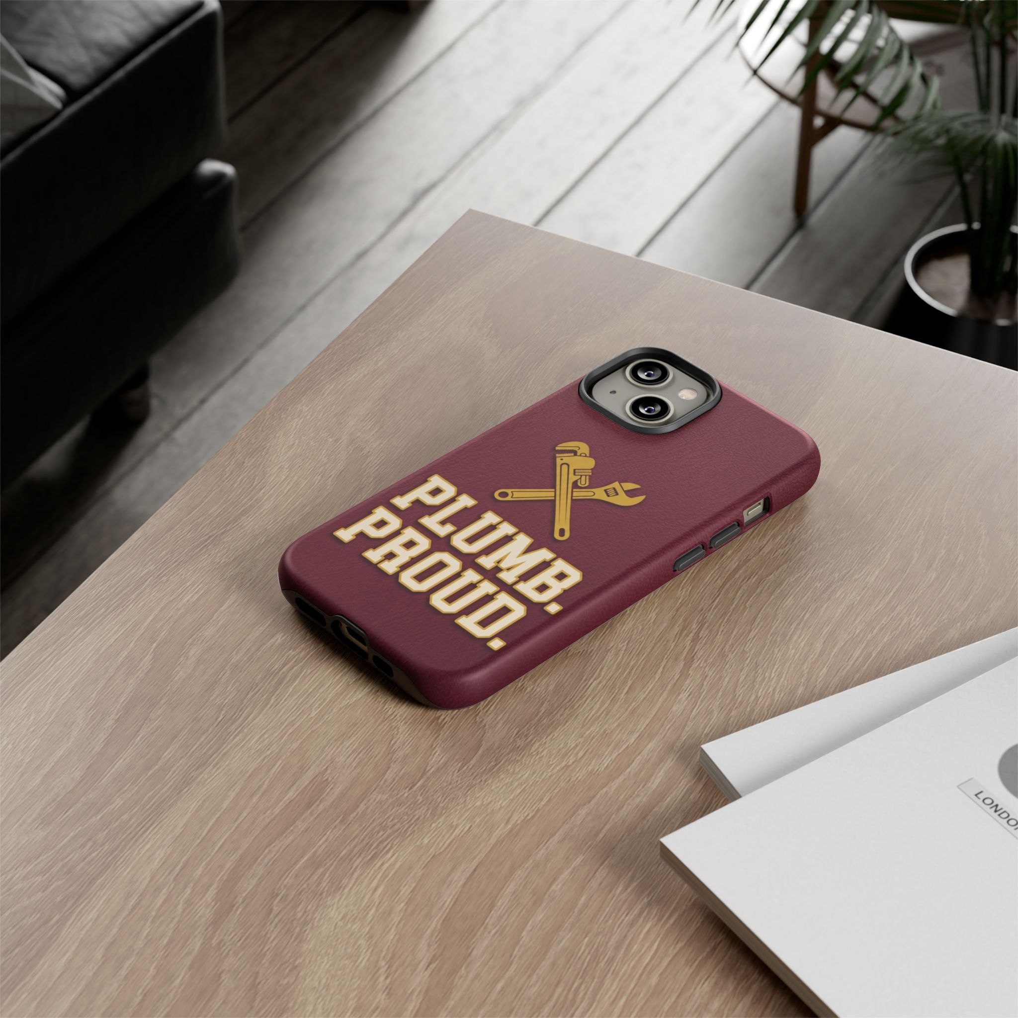 Plumb. Proud. Varsity Print Phone Case - Samsung & iPhone Series