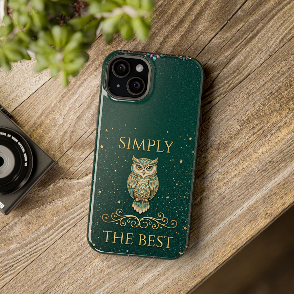 Simply The Best Wise Owl Phone Case — Wireless Charging Cover