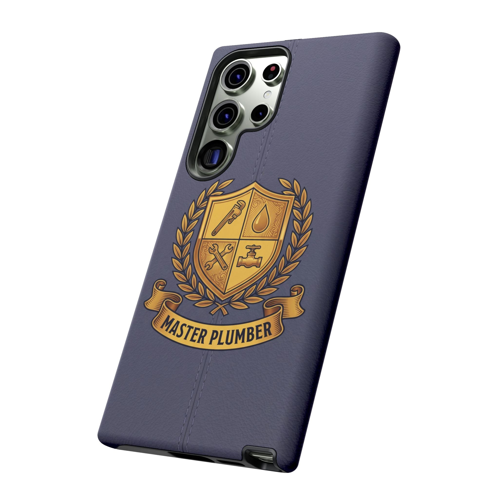 Master Plumber Slate Crest Phone Case - Samsung & iPhone Series