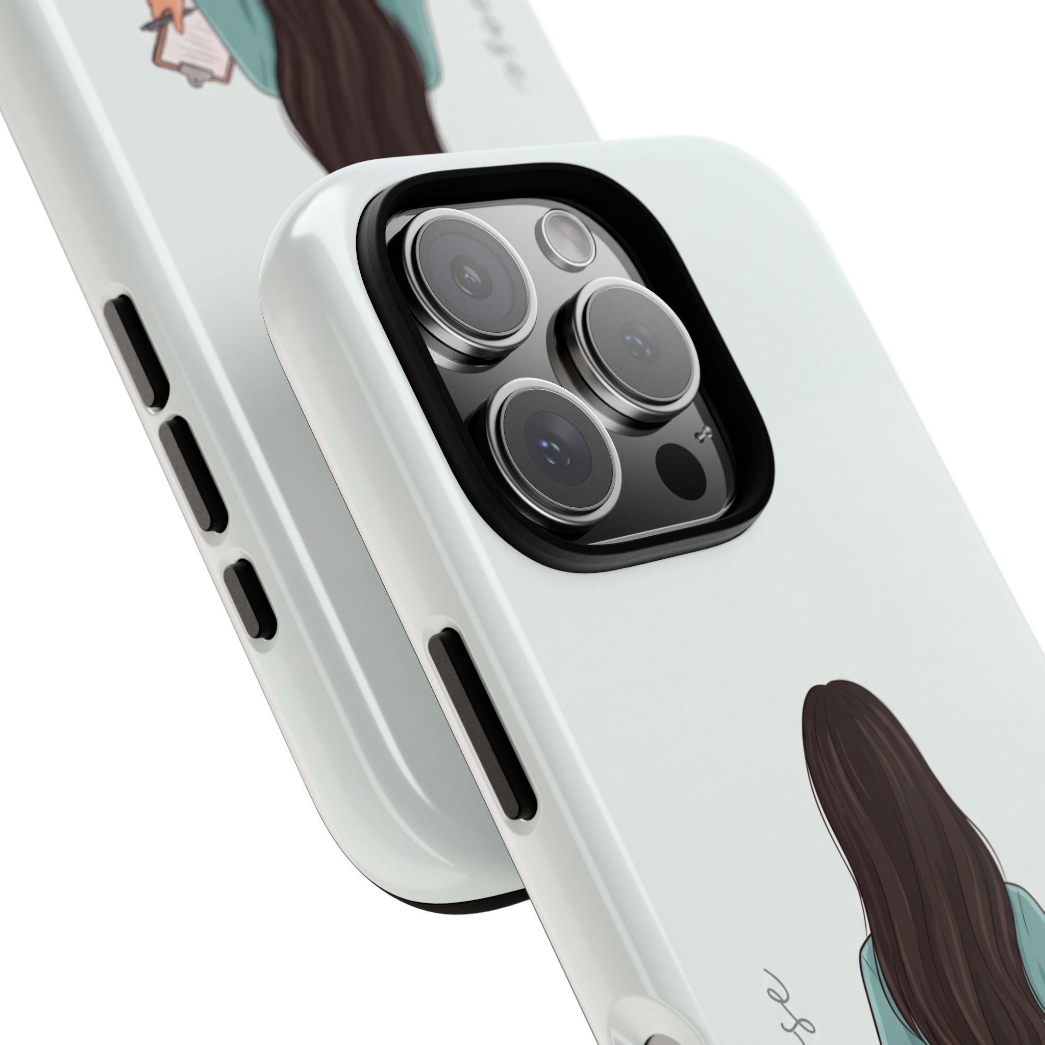 "Trust the Purpose" Nurse Phone Case | Illustrated Nurse in Scrubs Design | iPhone & Samsung