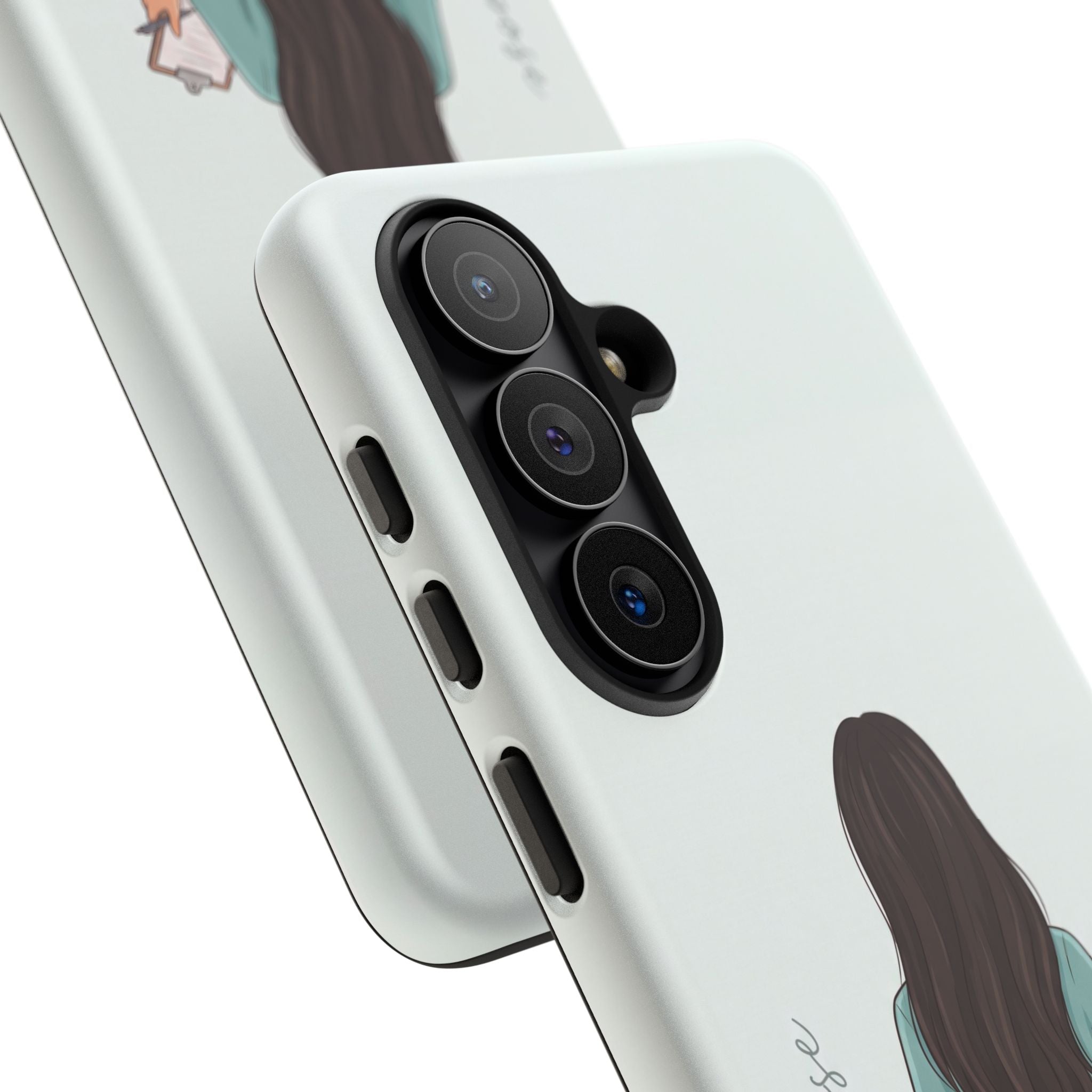 "Trust the Purpose" Nurse Phone Case | Illustrated Nurse in Scrubs Design | iPhone & Samsung